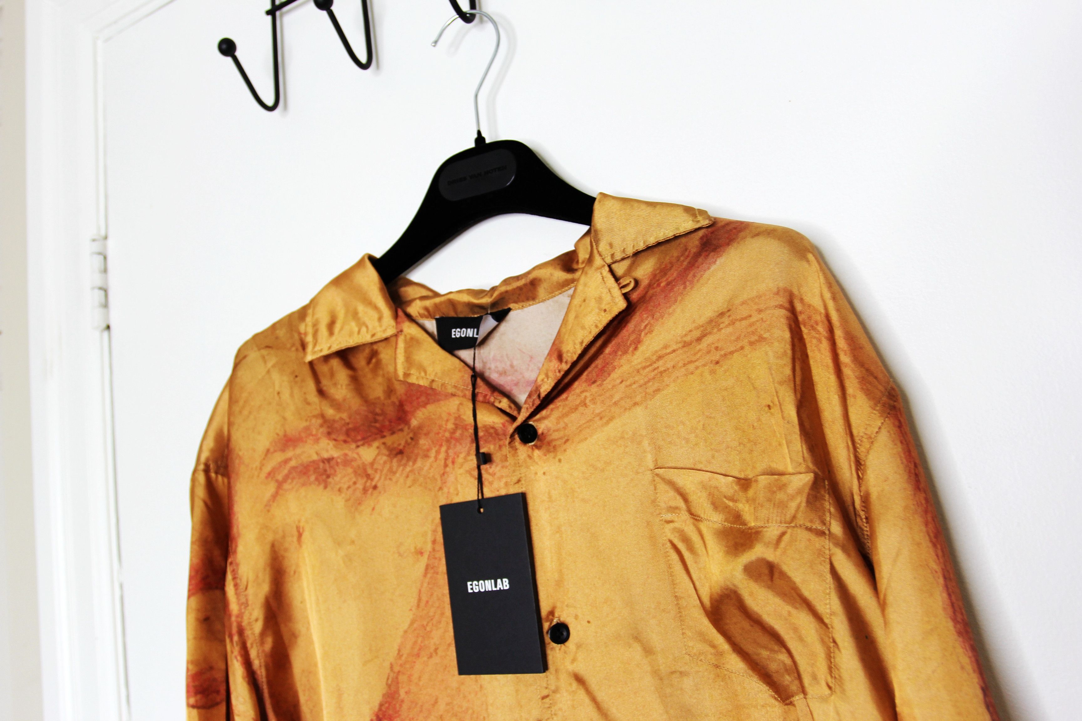 Egon Lab BNWT SS24 EGONLAB VISCOSE BOWLING SHIRT S Size US S / EU 44-46 / 1 - 4 Thumbnail