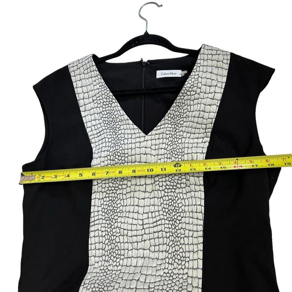 Calvin Klein Calvin Klein l Animal Texture Sheath Dress Size 12 Size XL / US 12-14 / IT 48-50 - 5 Thumbnail