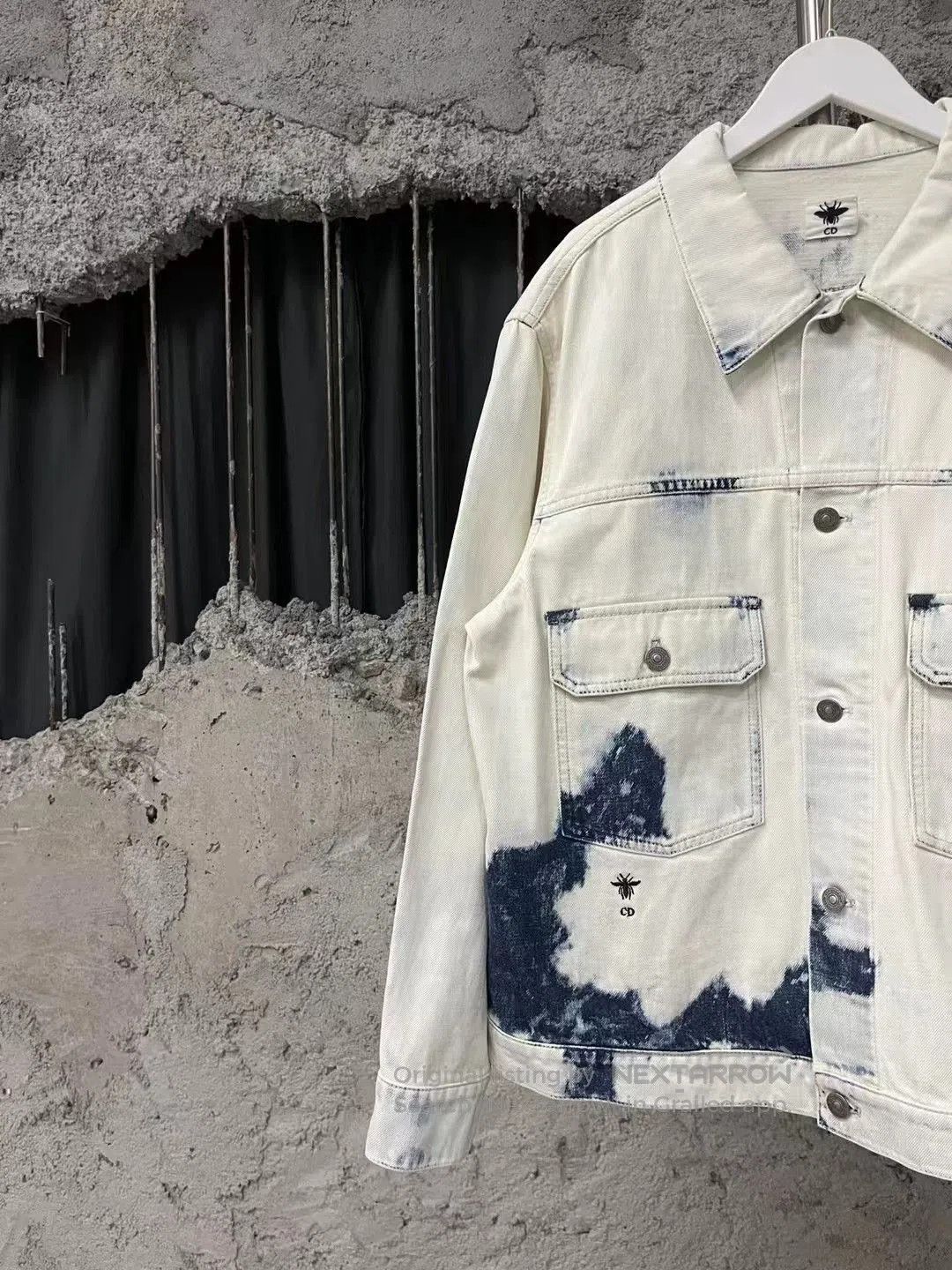 Dior Dior Tie-Dye Denim Jacket. Size US XS / EU 42 / 0 - 3 Thumbnail