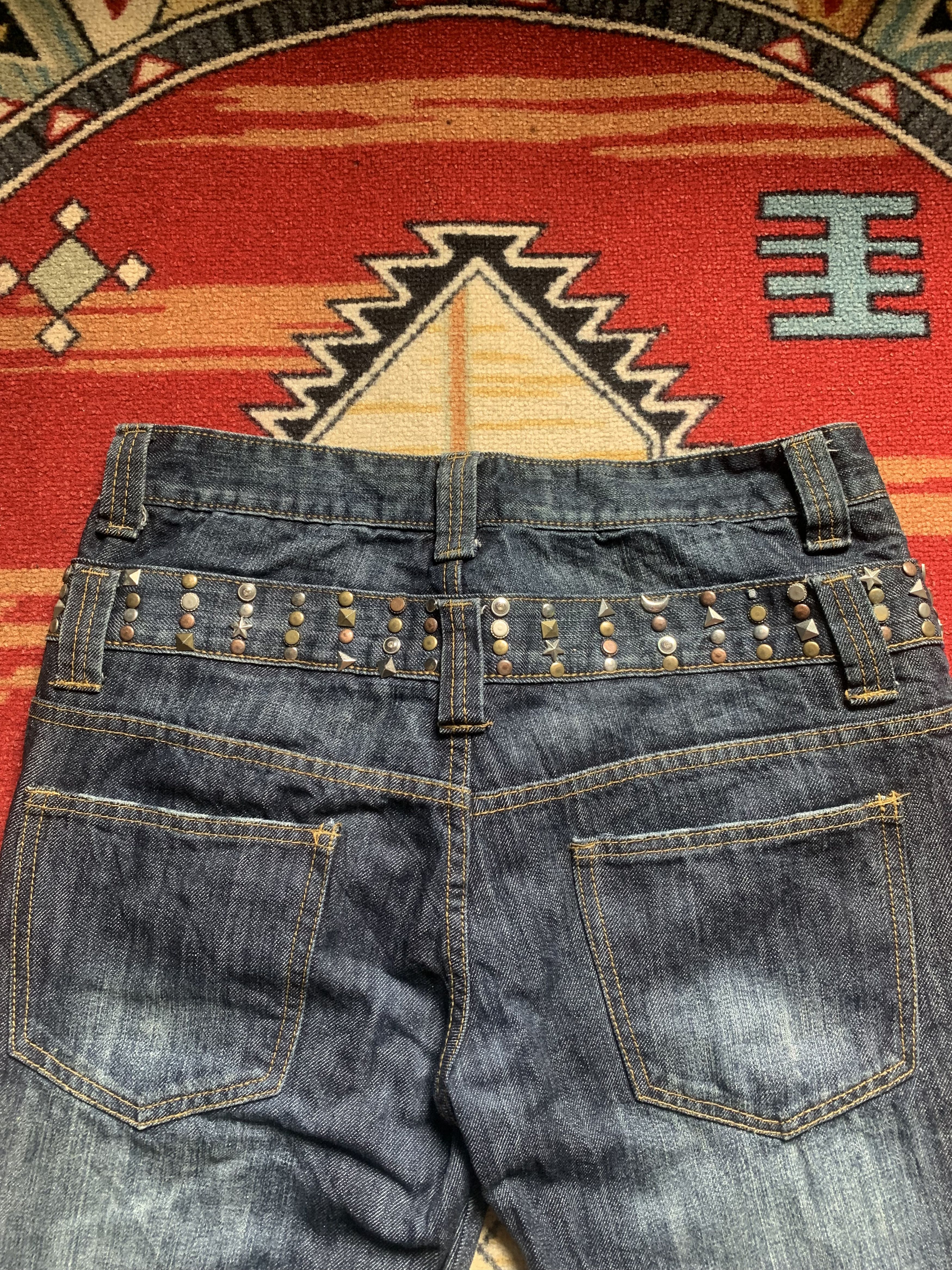 Japanese Brand Denim Pants Double Layer Y2k Style Size US 30 / EU 46 - 8 Thumbnail