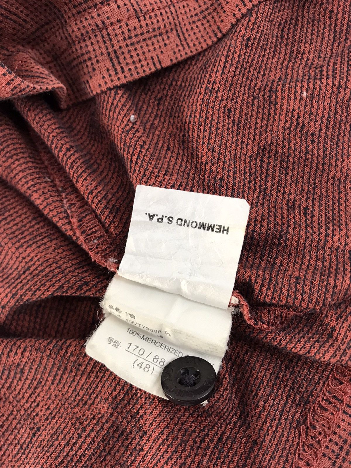 Designer Valentino Studio Single Pocket Longsleeve Polo Printed Size US M / EU 48-50 / 2 - 8 Thumbnail
