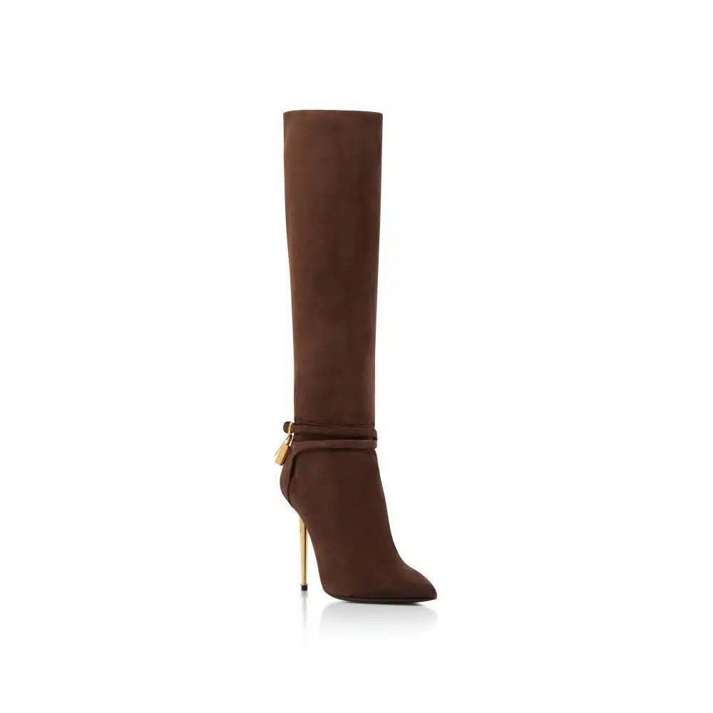 Tom Ford o1loc1c0125 W2529T Padlack Suede Boots in Brown Size US 9 / IT 39 - 2 Thumbnail