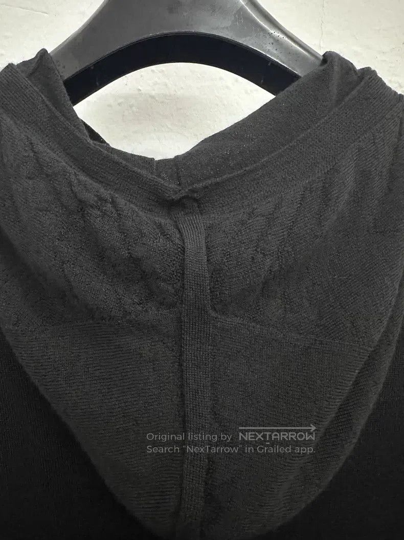 Rick Owens RICK OWENS Hooded Knit Sweater Size US S / EU 44-46 / 1 - 4 Thumbnail