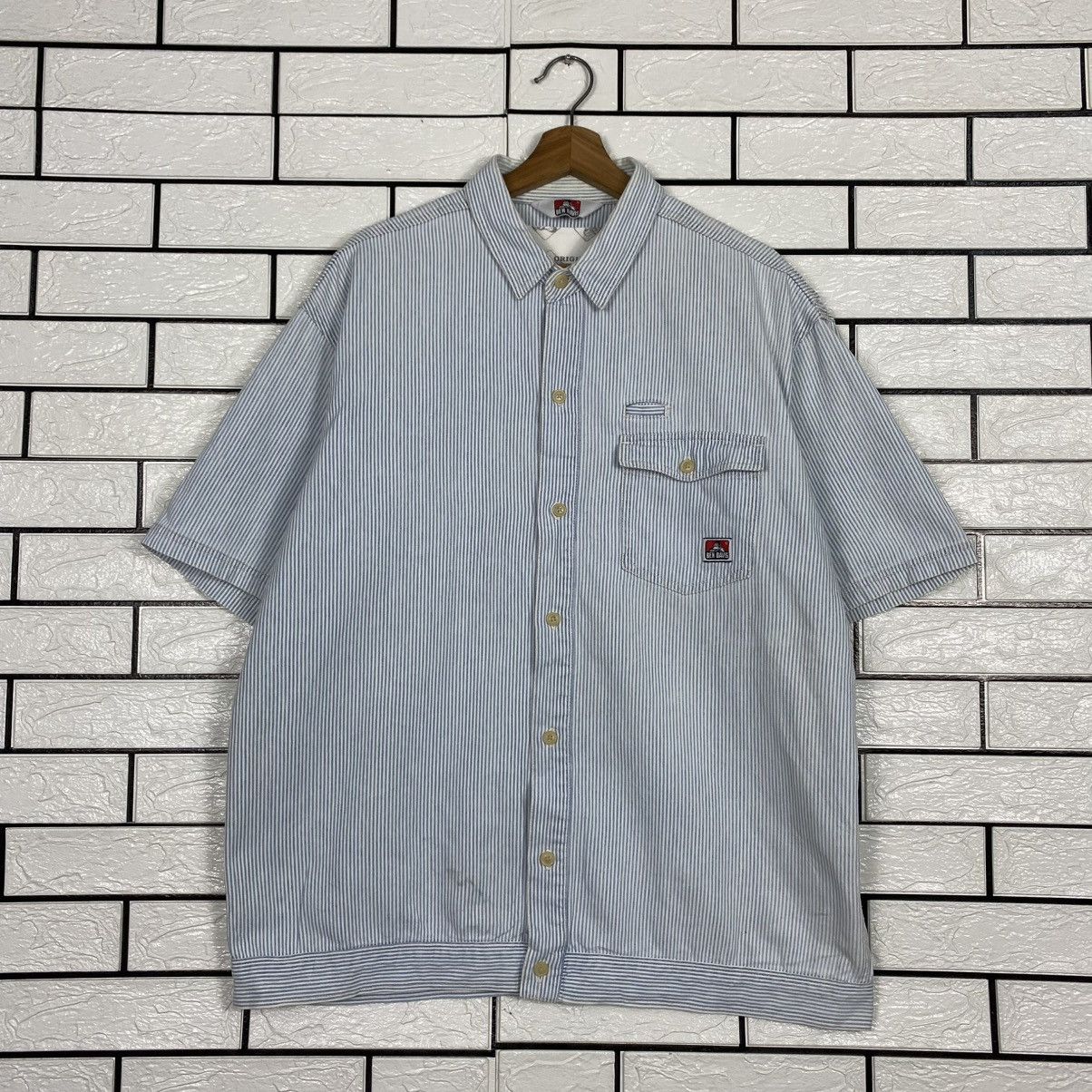 Ben Davis 🔥VINTAGE HICKORY CHORE JACKET STRIPED BEN DAVIS Size US XL / EU 56 / 4 - 1 Thumbnail