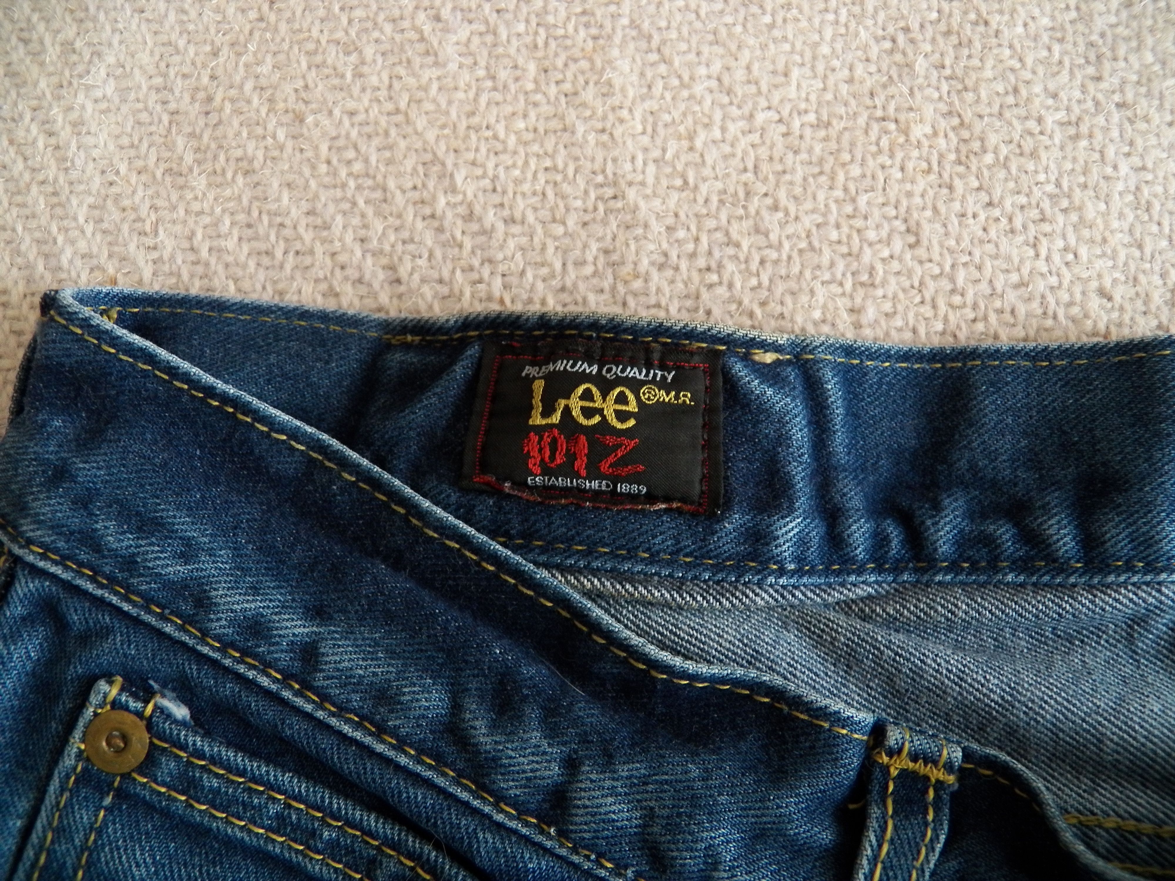 Lee Vintage Lee 101Z Jeans Mens W36 L34 Selvedge Denim Malta Size US 36 / EU 52 - 9 Thumbnail