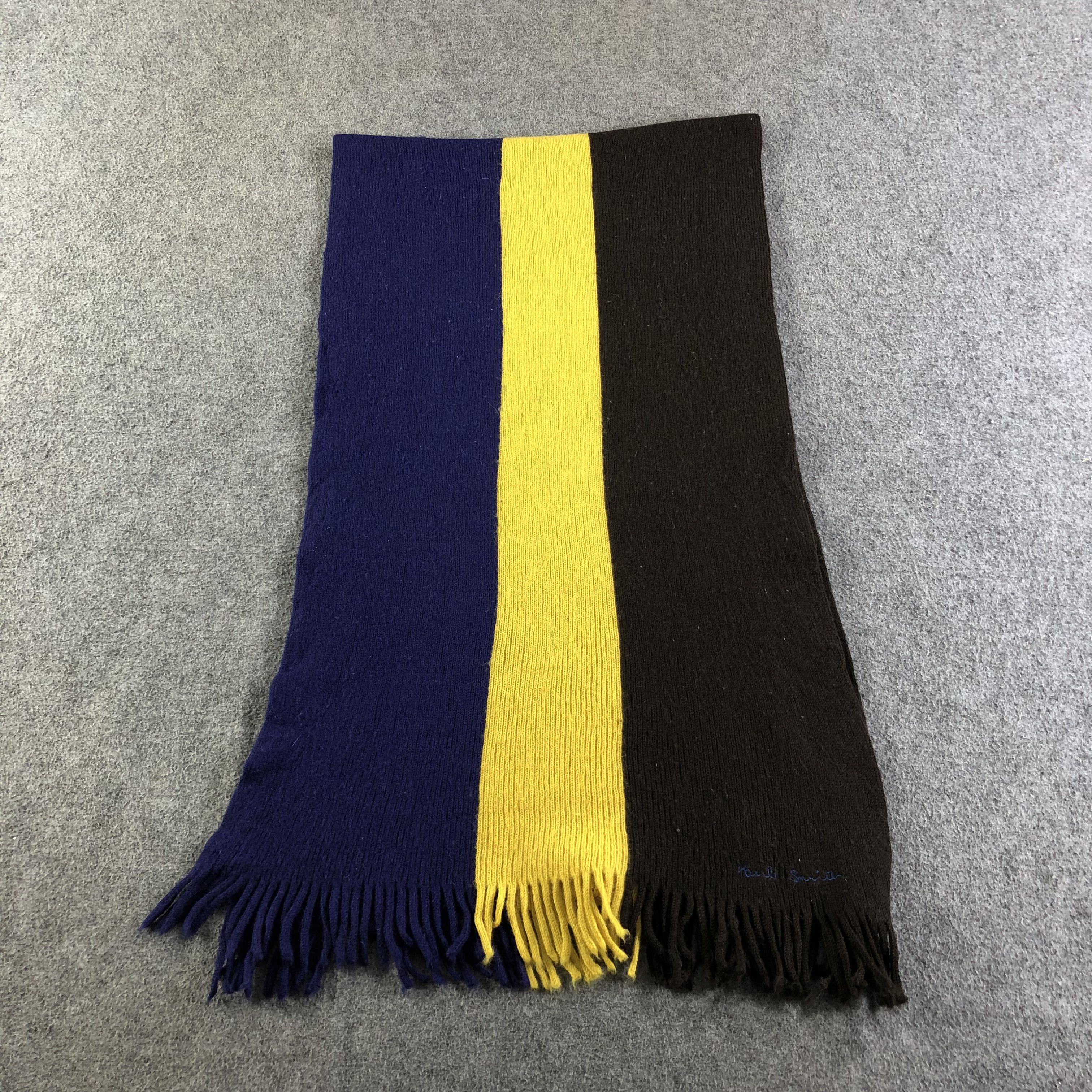 Paul Smith Paul Smith Knit Wool Scarf Muffler Neckwear V2138 Size ONE SIZE - 2 Thumbnail