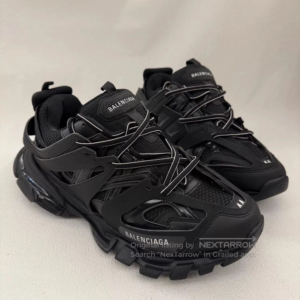 Balenciaga balenciaga track 1.0 black sneakers for men. Size US 10 / EU 43 - 3 Thumbnail