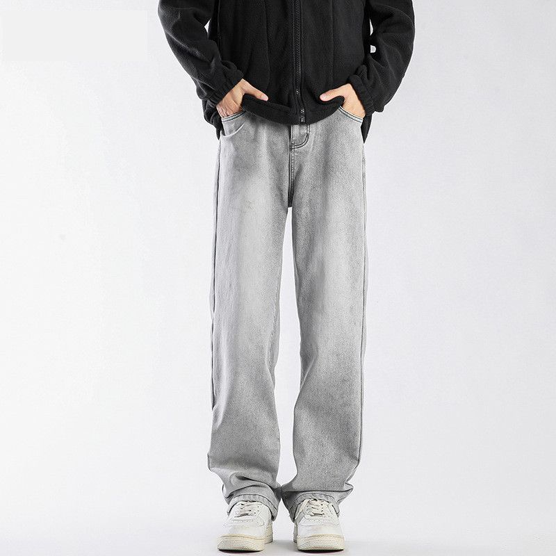Jean American-style washed gray stretch jeans for men Size US 32 / EU 48 - 1 Thumbnail