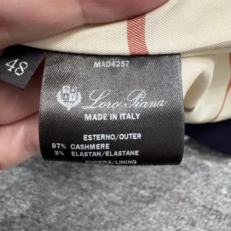 Loro Piana Loro Piana Navy Cashmere Coat. Size US L / EU 52-54 / 3 - 3 Thumbnail