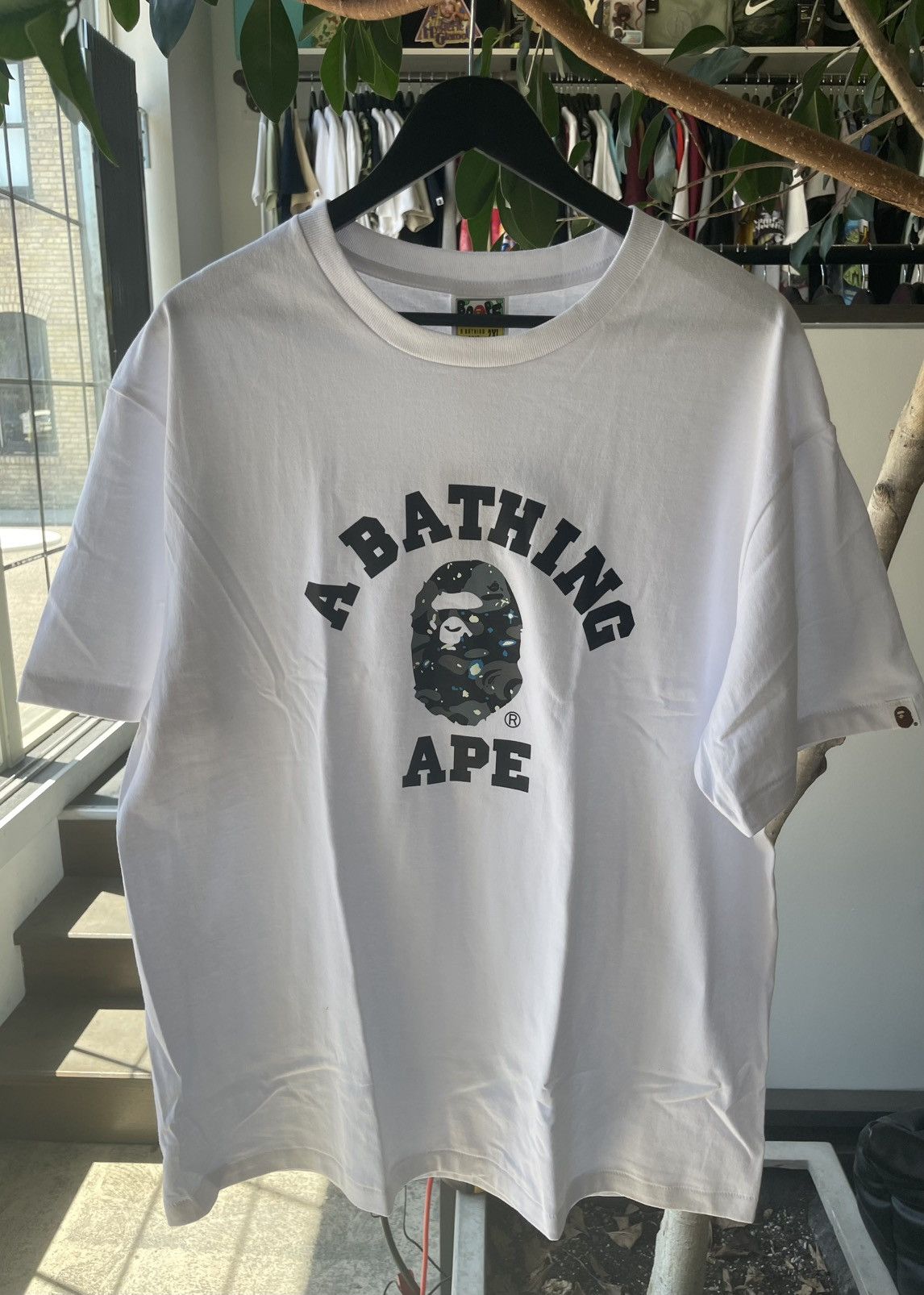 Bape BAPE Space Camo College Tee Size US XXL / EU 58 / 5 - 2 Thumbnail