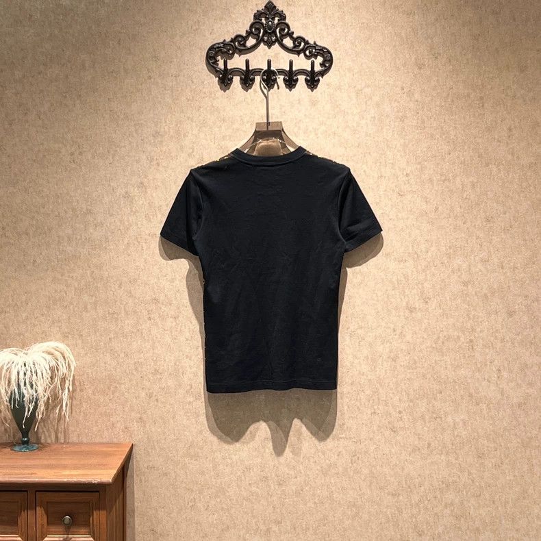 Louis Vuitton Louis Vuitton Brown slogan full print short sleeve Size M / US 6-8 / IT 42-44 - 2 Thumbnail