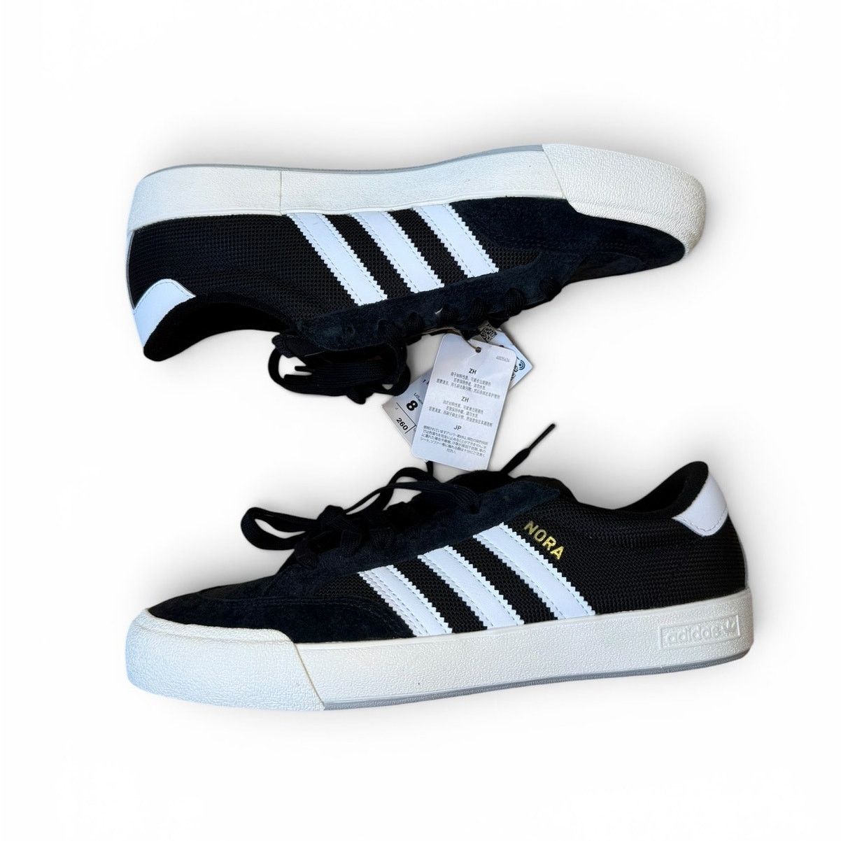 Adidas Adidas Nora Sneakers Lace Up Black White Men's 8 New in Box Size US 8 / EU 41 - 3 Thumbnail