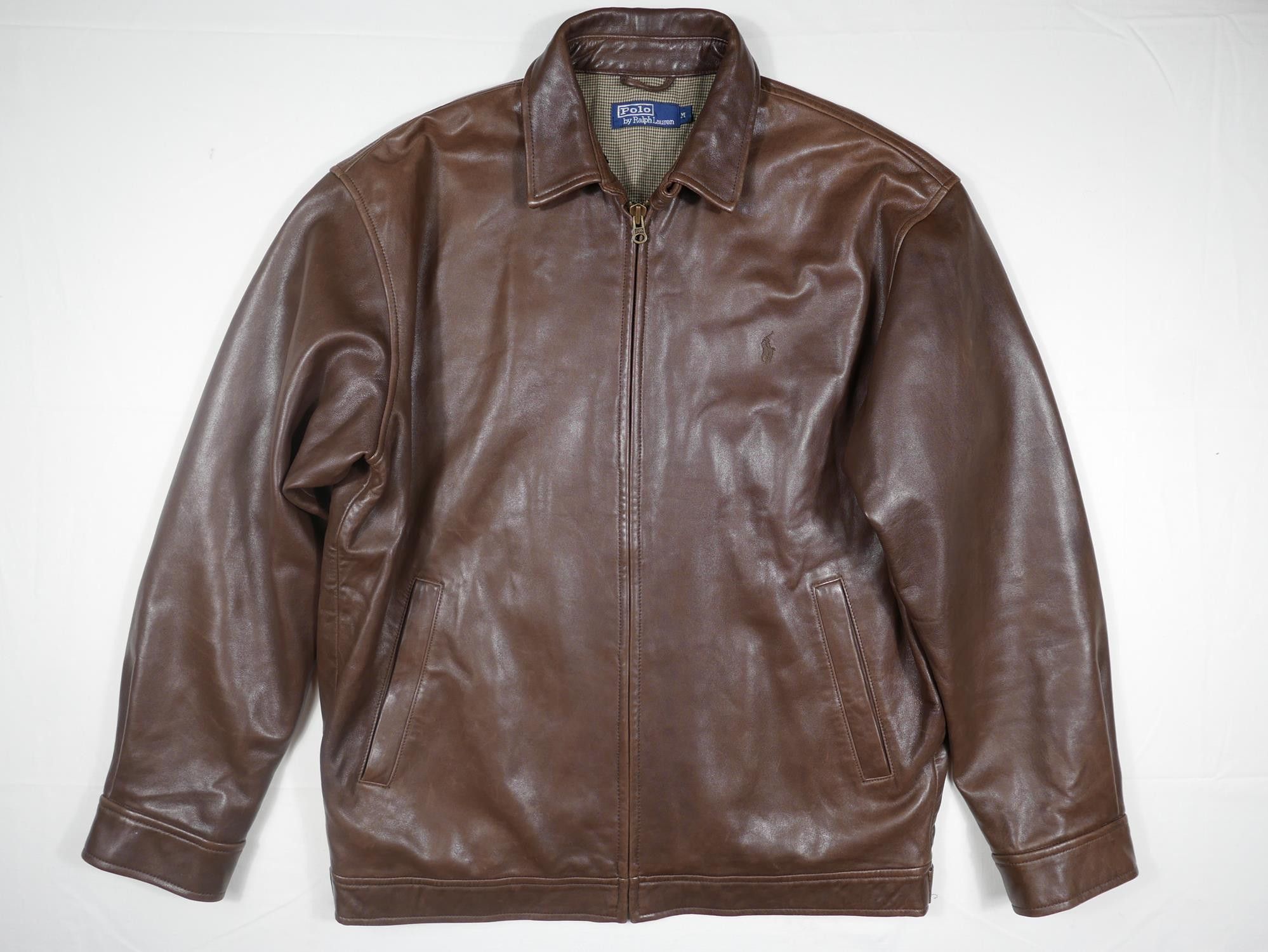 Polo Ralph Lauren Polo Ralph Lauren Jacket Bomber Brown Leather