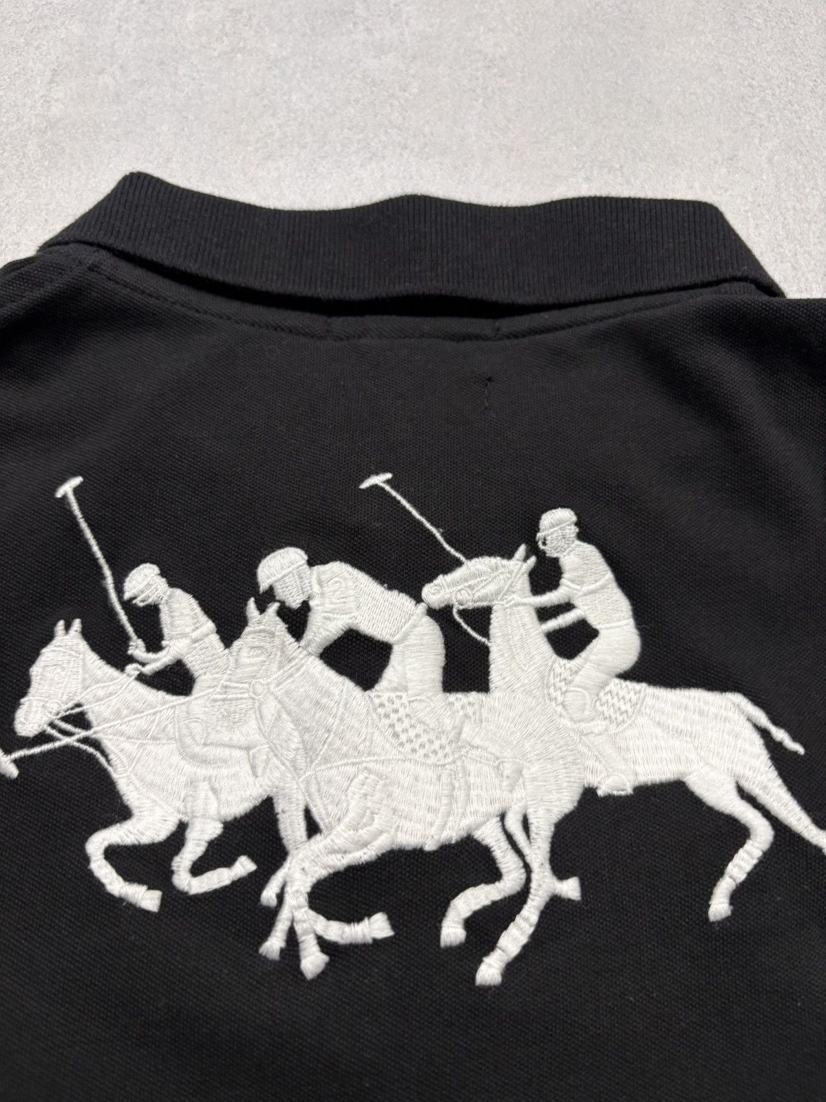 Polo Ralph Lauren Polo Ralph Lauren Custom Fit Polo Shirt Pony Spellout Logo L Size L / US 10 / IT 46 - 4 Thumbnail