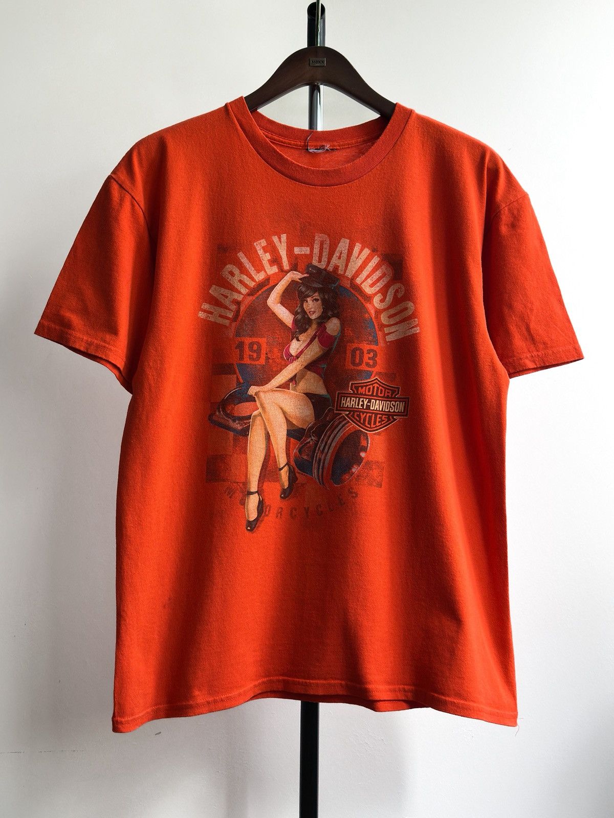 Harley Davidson VINTAGE Y2K HARLEY DAVIDSON SAN JACINTO GRAPHIC TEE Size US L / EU 52-54 / 3 - 2 Thumbnail