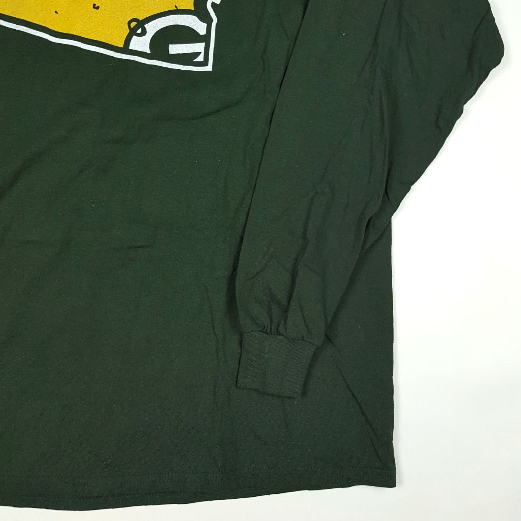 Gildan VINTAGE Green Bay Packers Football Men's Size XL Green Long Sleeve NFL Sports T Shirt Size US XL / EU 56 / 4 - 3 Thumbnail