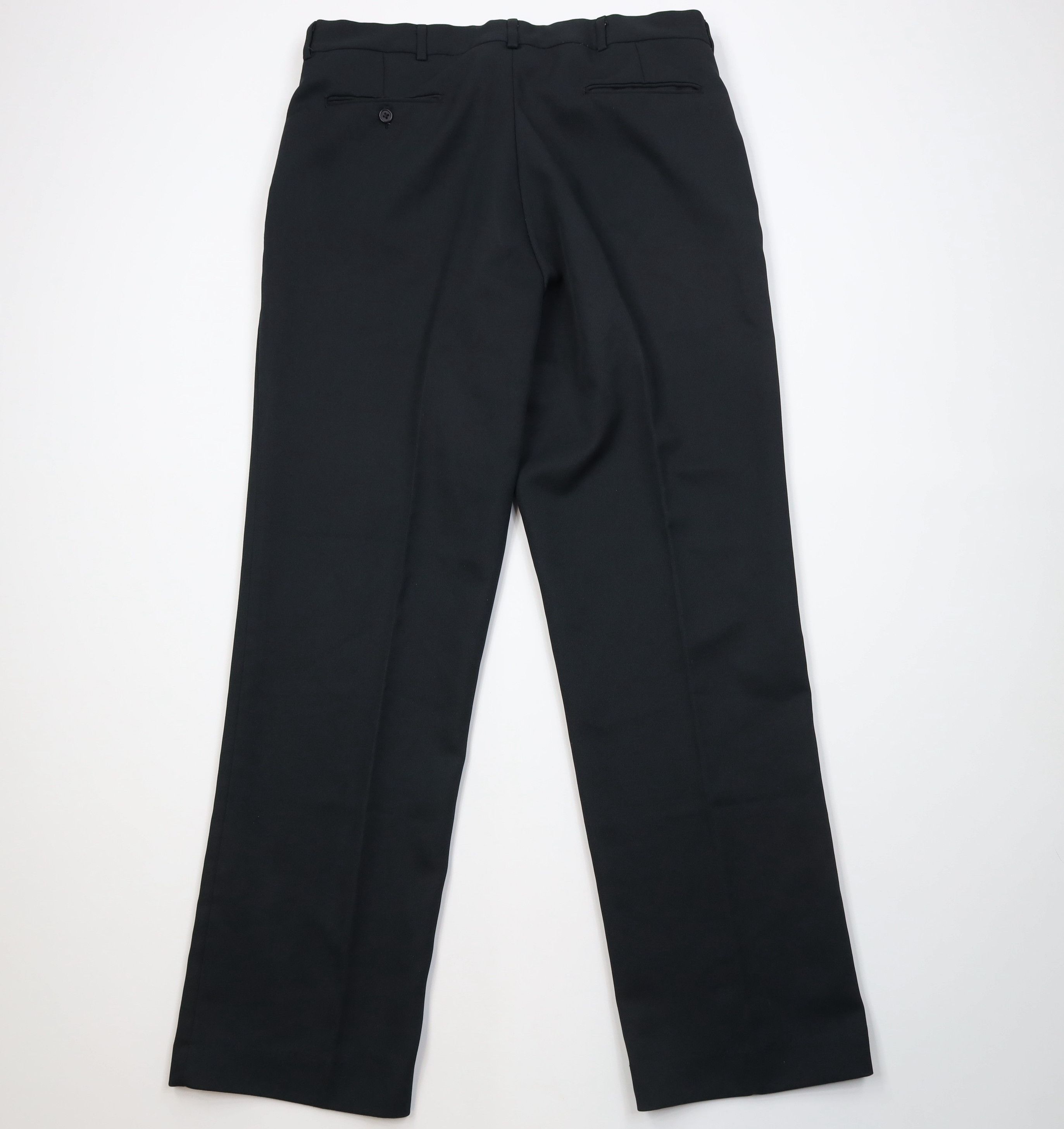 Vintage Vintage 70s Streetwear Flared Wide Leg Chino Pants Black USA Size US 38 / EU 54 - 10 Thumbnail
