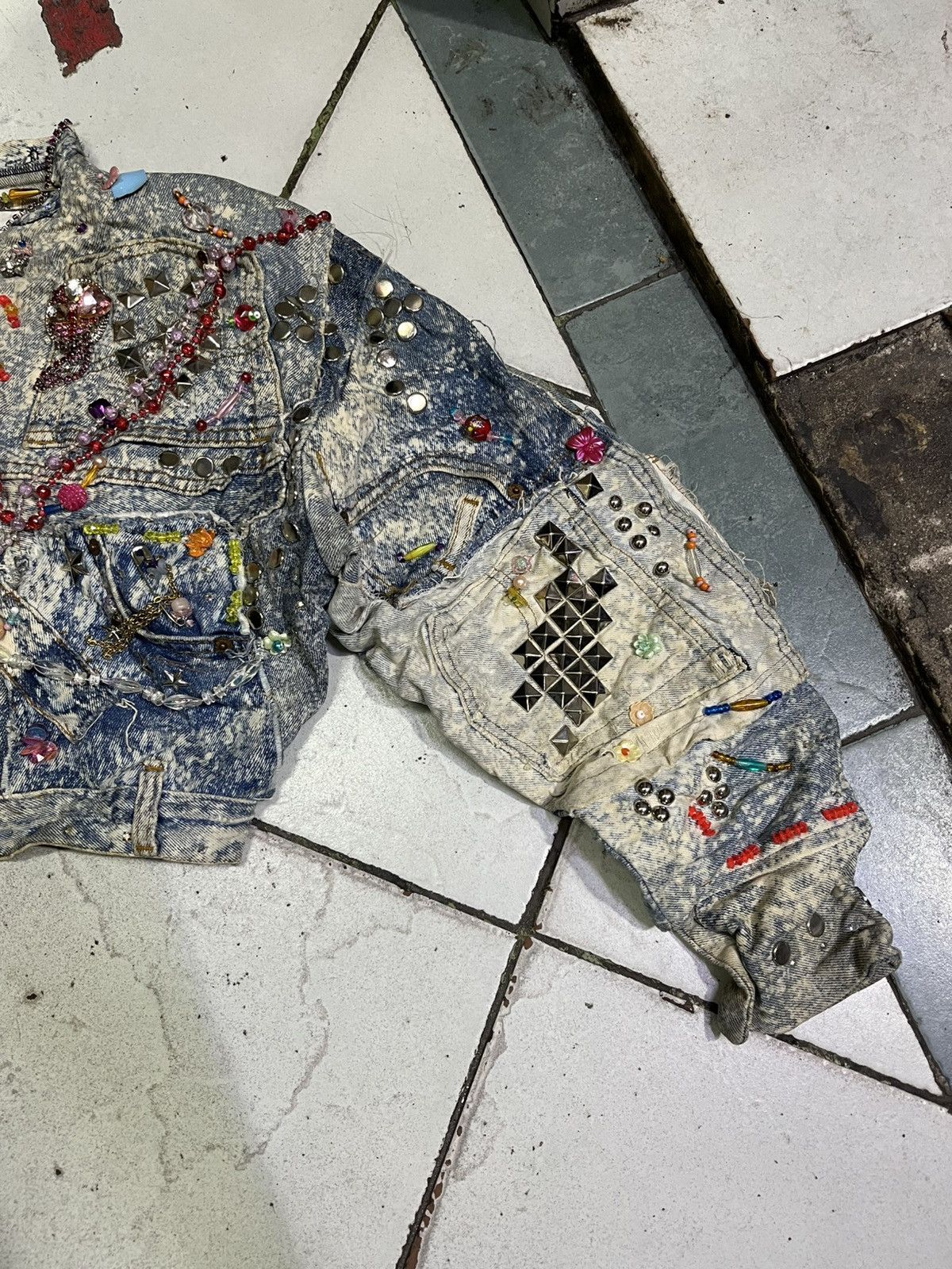 Levi's 🔥🔥🔥 Very Rare Levis Patchwork X Tony Alamo Denim Jacket Size US S / EU 44-46 / 1 - 4 Thumbnail