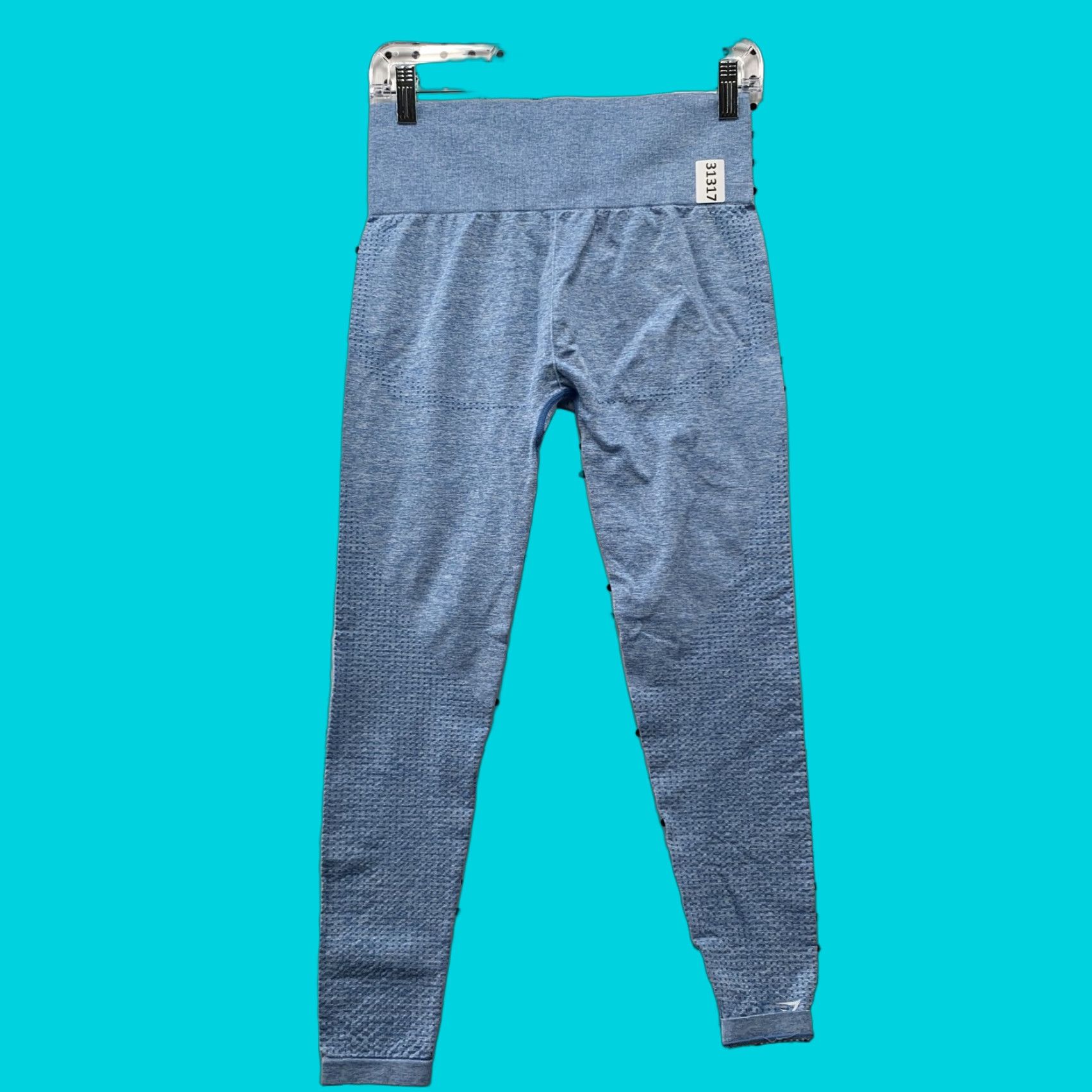 Fabletics Fabletics Yoga Leggings Pants Womens Large Sky Blue Cropped Activewear 27in Inseam Size 36" / US 14 / IT 50 - 1 Thumbnail