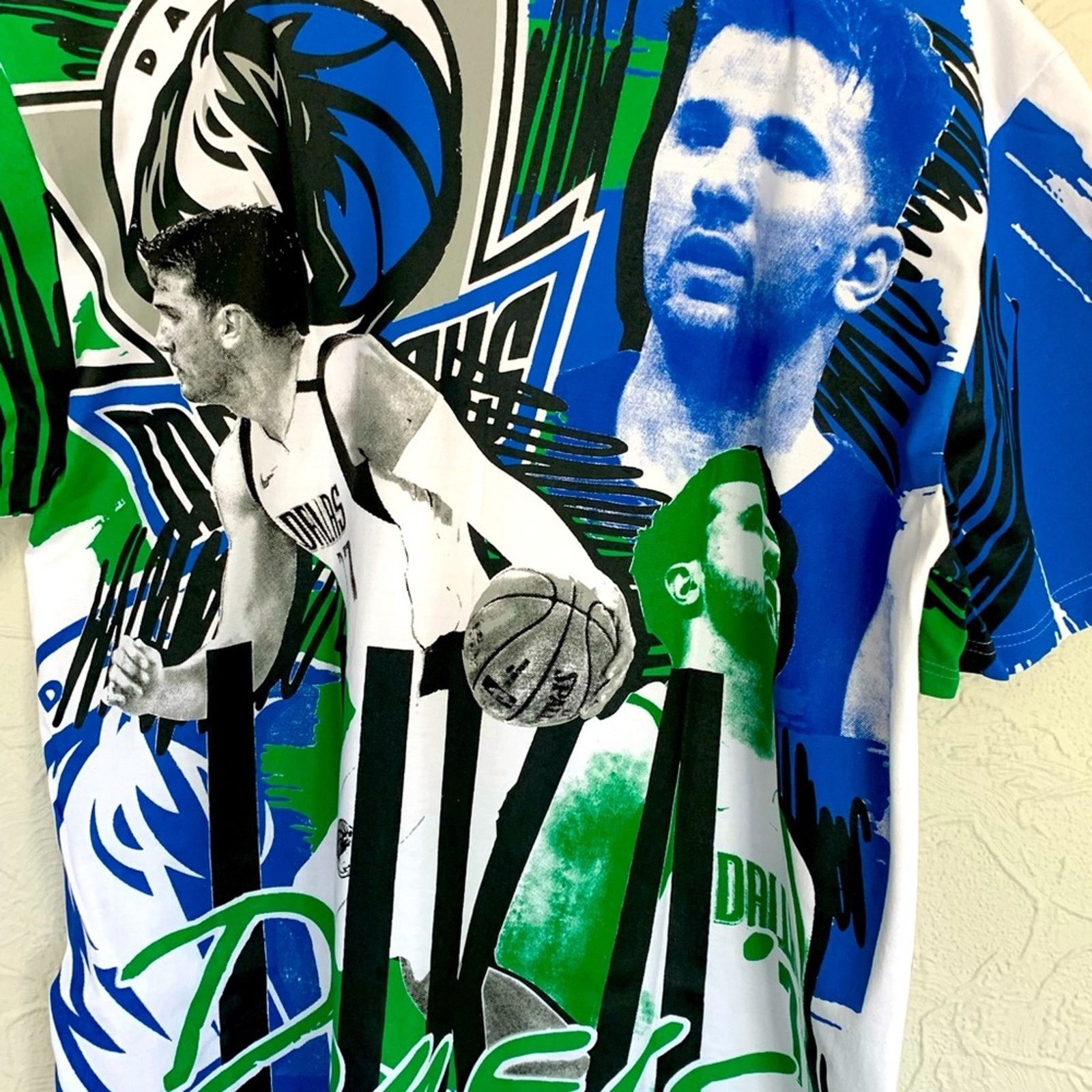 NBA ALL OVER PRINT LUKA DONCIC AOP HEAVY SOFT CUT & SEW RARE Size US XL / EU 56 / 4 - 6 Thumbnail