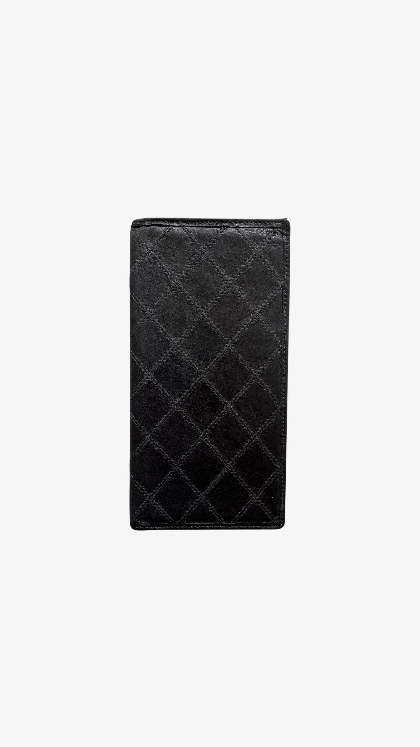 Chanel Vintage Y2K Chanel Black Quilted Leather Planner Size ONE SIZE - 1 Thumbnail