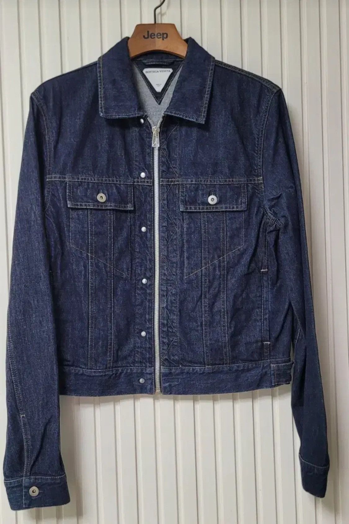 Bottega Veneta Bottega Veneta Slash Pocket Denim Jacket Size US M / EU 48-50 / 2 - 1 Thumbnail