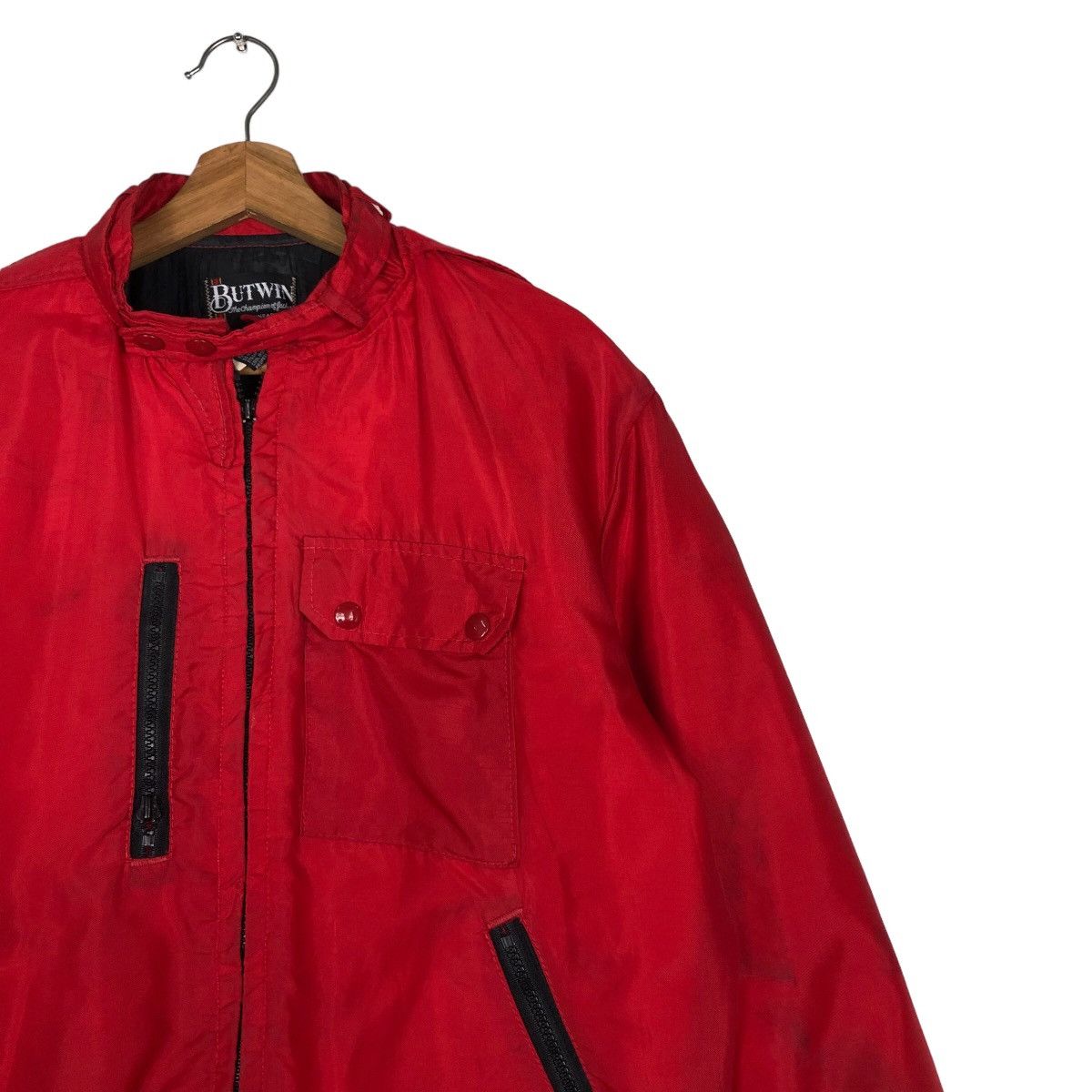 Vintage 🔥Riot Riot Vintage Bomber Jacket Butwin Union Made in USA Size US M / EU 48-50 / 2 - 6 Thumbnail