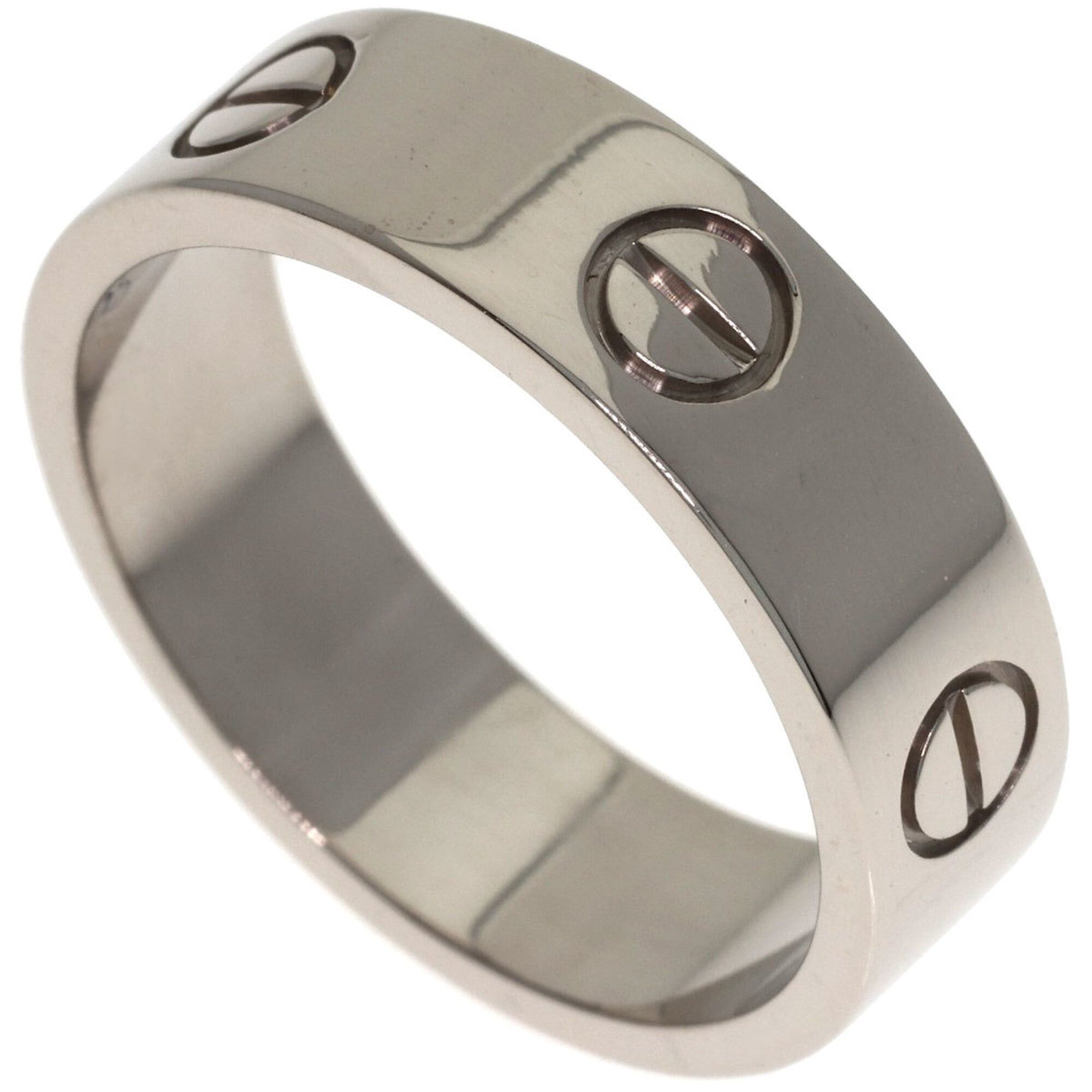 Cartier Cartier Love Ring #58, 18K White Gold, Women's Ring, CARTIER Size ONE SIZE - 1 Thumbnail