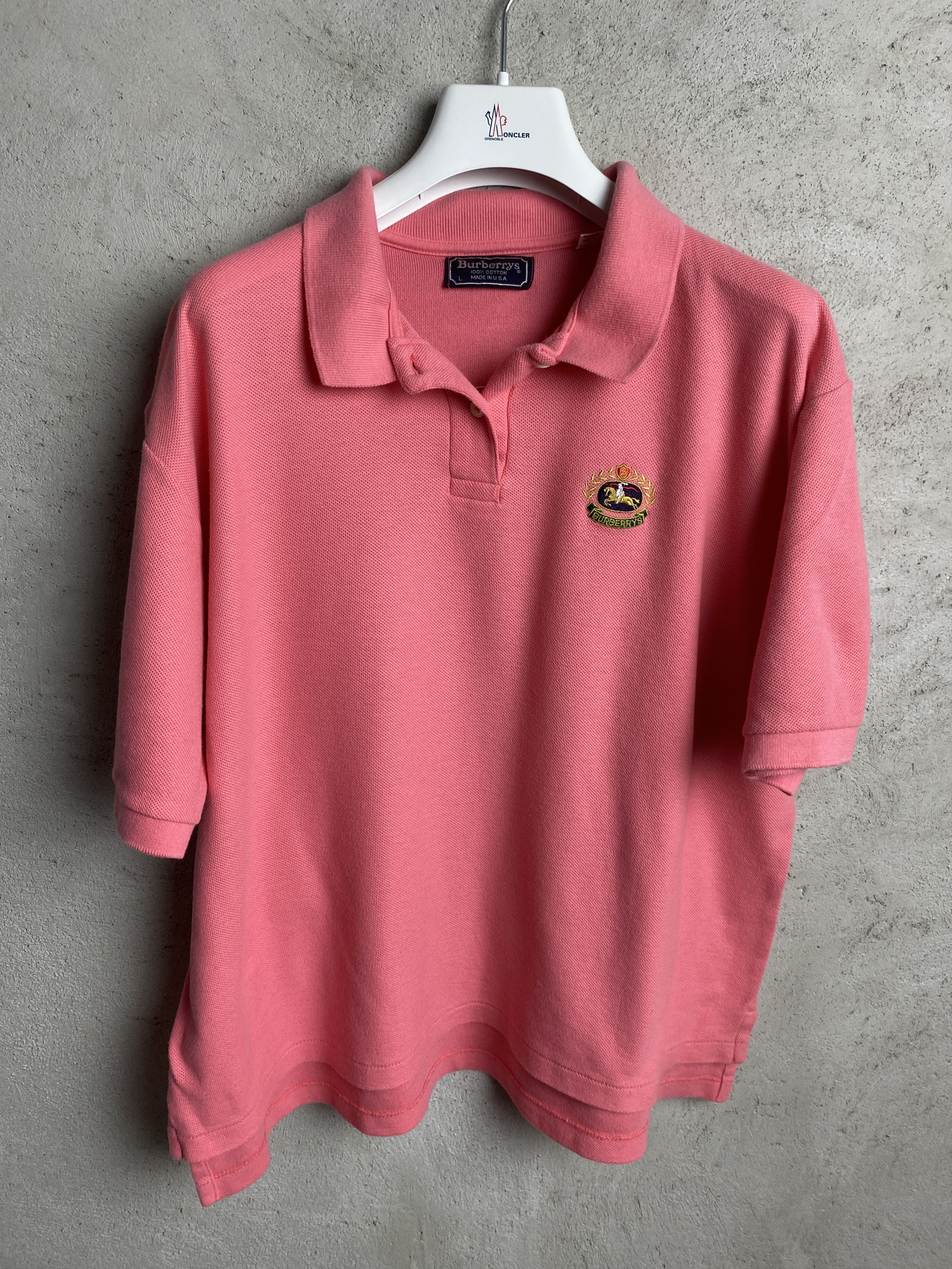 Burberry Burberrys vintage polo t-shirt tee small logo Size L / US 10 / IT 46 - 1 Thumbnail