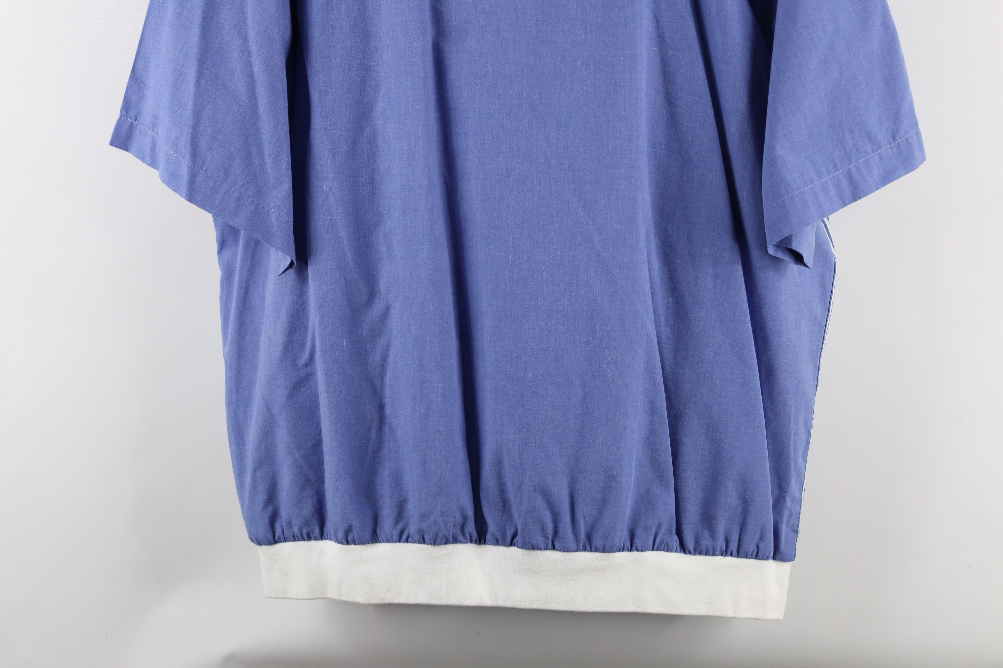 Vintage Vintage 90s Streetwear Short Sleeve Full Zip Collared Jacket Size US XL / EU 56 / 4 - 9 Thumbnail