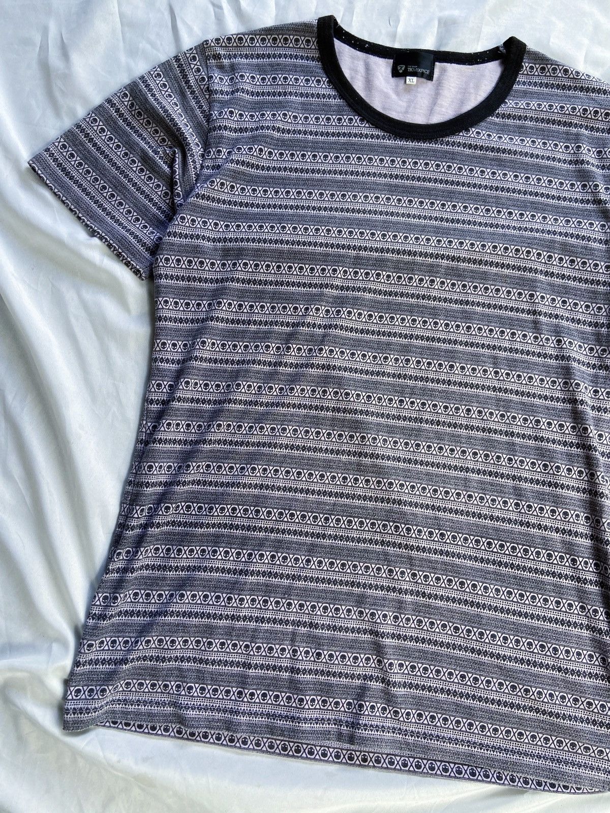 Le Grande Bleu (L.G.B.) TK MIXPICE SKULL ALL OVER PRINTED TEE SHIRT Size US L / EU 52-54 / 3 - 3 Thumbnail