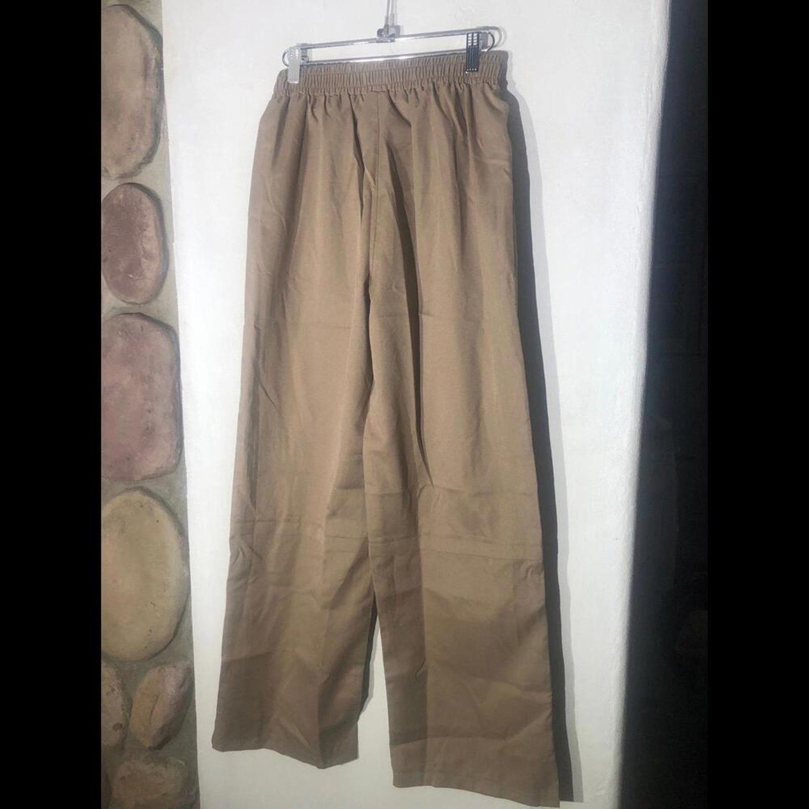 Shein Brown loose lounge cargo pants with blue side stripe Size 25" / US 0 / IT 36 - 3 Thumbnail