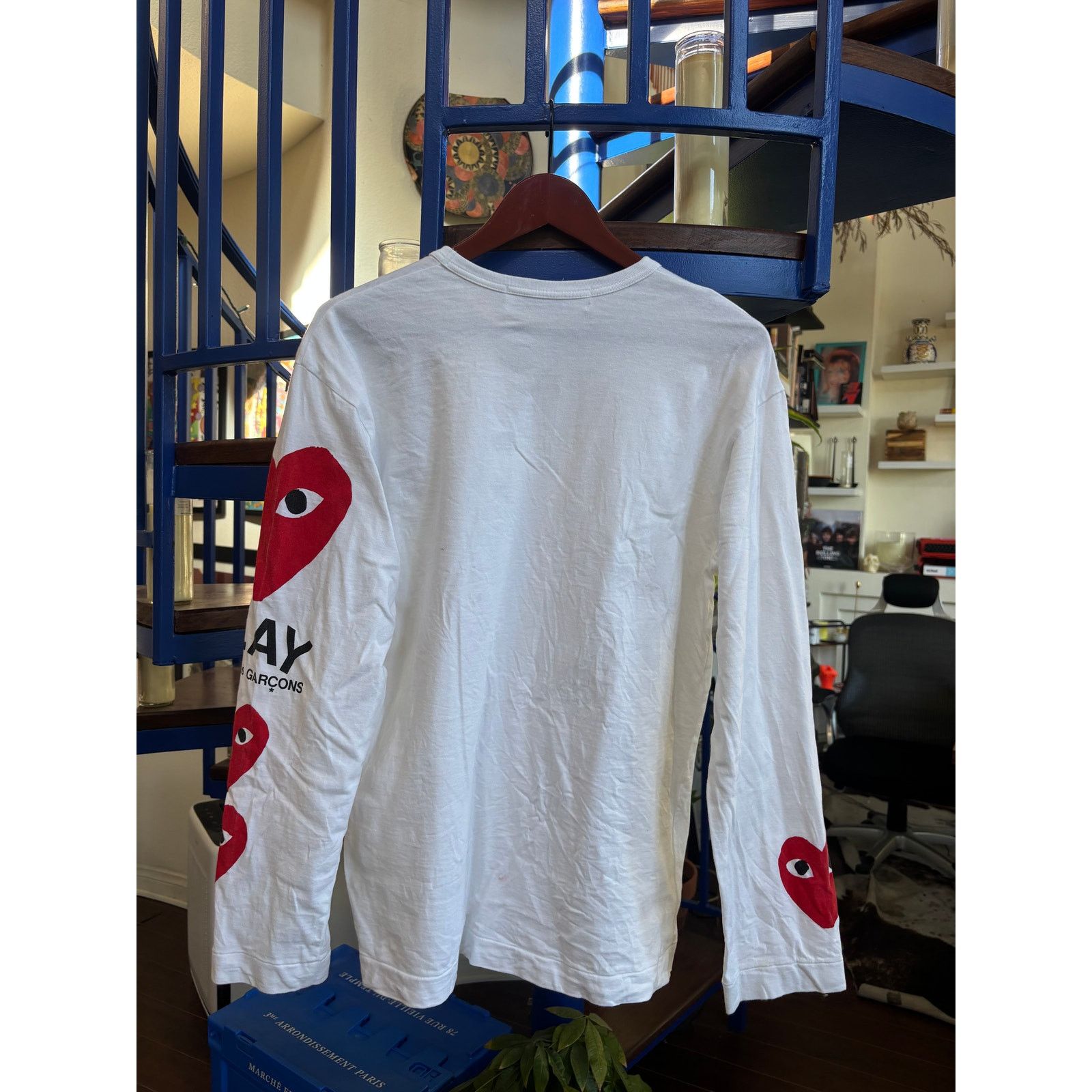 Comme des Garcons COMME des GARCONS PLAY White Long Sleeve (XL) Size US XL / EU 56 / 4 - 3 Thumbnail