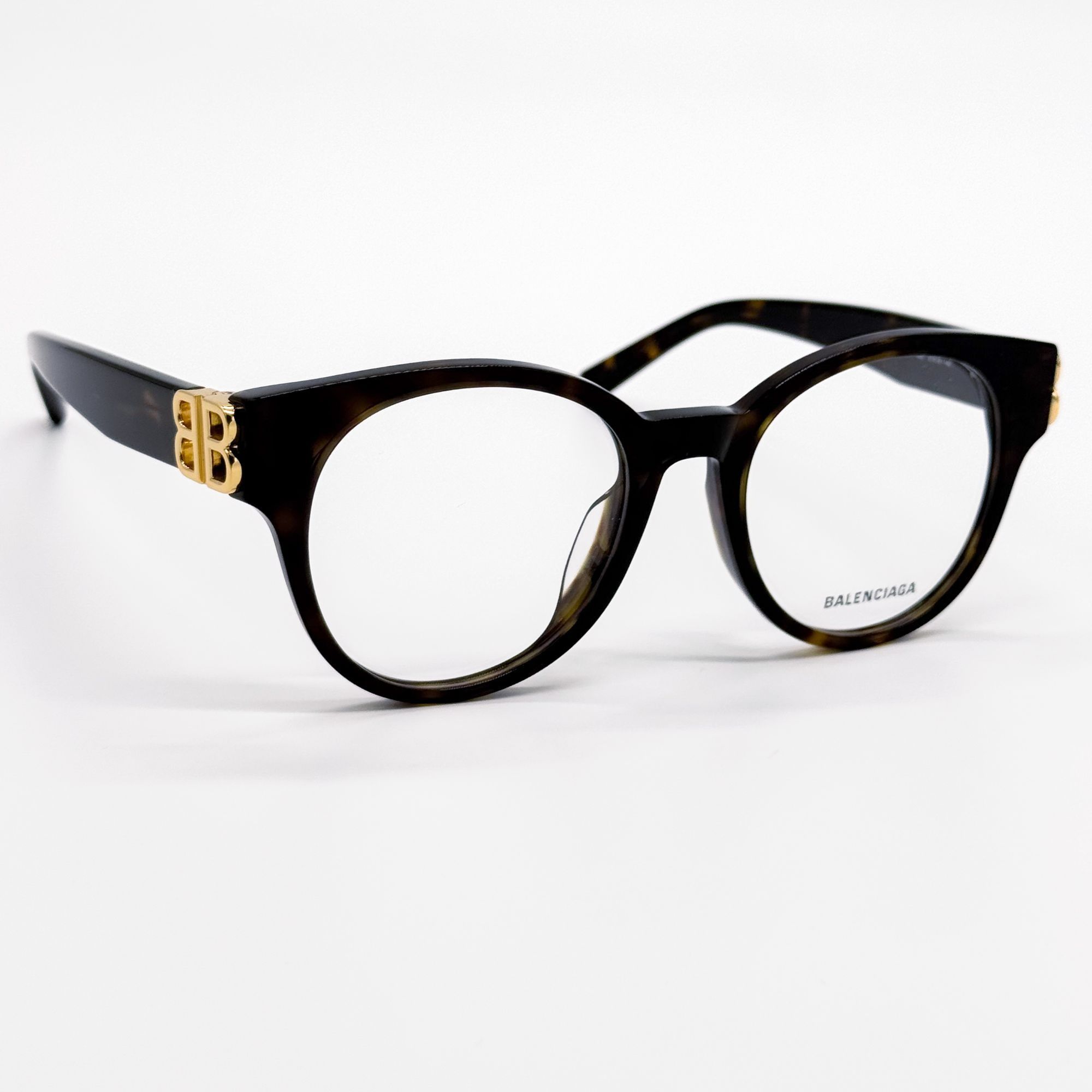 Balenciaga NEW BALENCIAGA EYEGLASSES BB0173O 002 ROUND HAVANA WOMEN EYE Size ONE SIZE - 2 Thumbnail