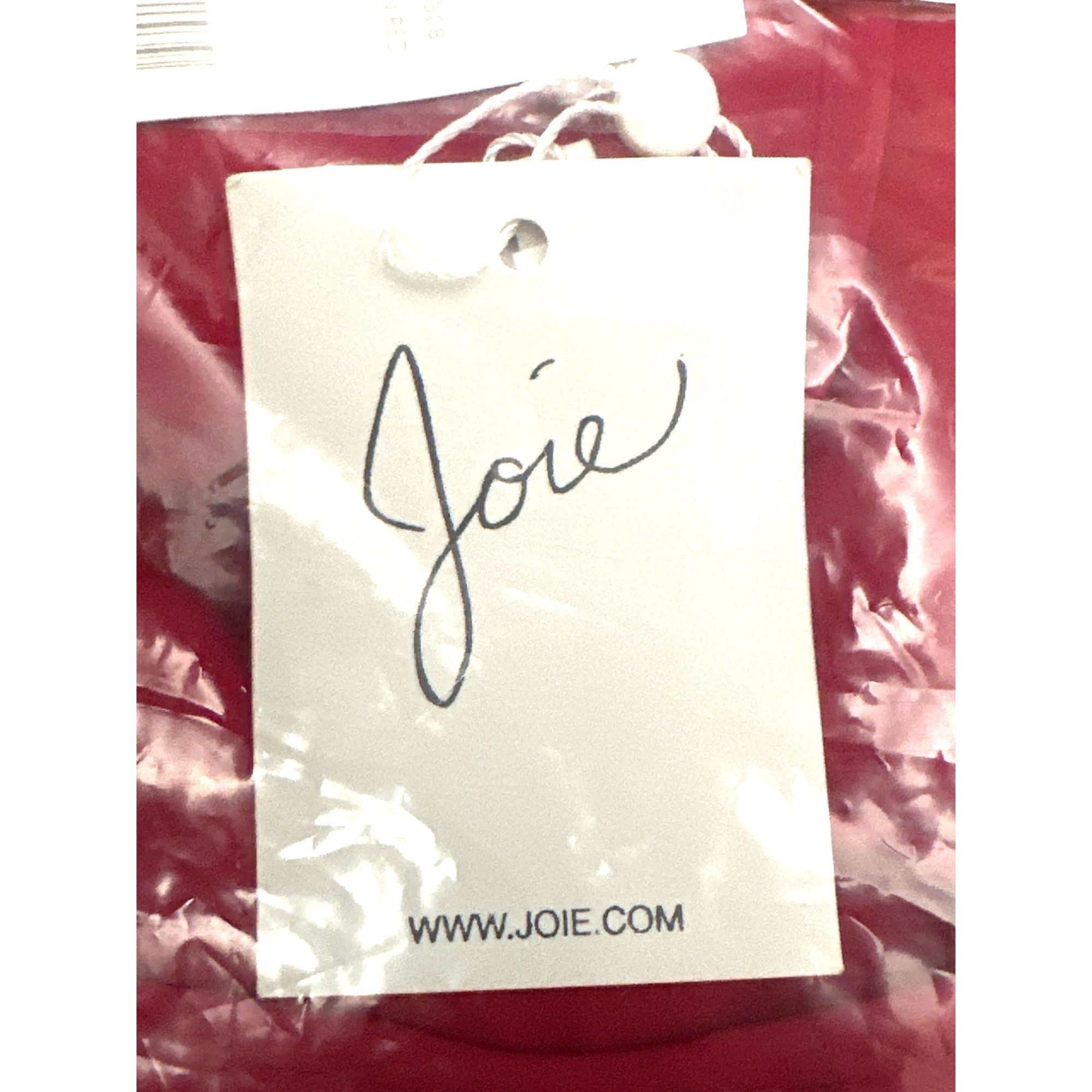 Joie Joie Red Avanti Blouse 100 Percent Silk Long Sleeve Scoop Ne Size M / US 6-8 / IT 42-44 - 14 Thumbnail