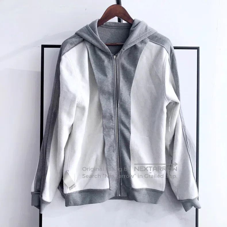 Hermes Hermes Gray Hooded Sweatshirt Size US L / EU 52-54 / 3 - 3 Thumbnail