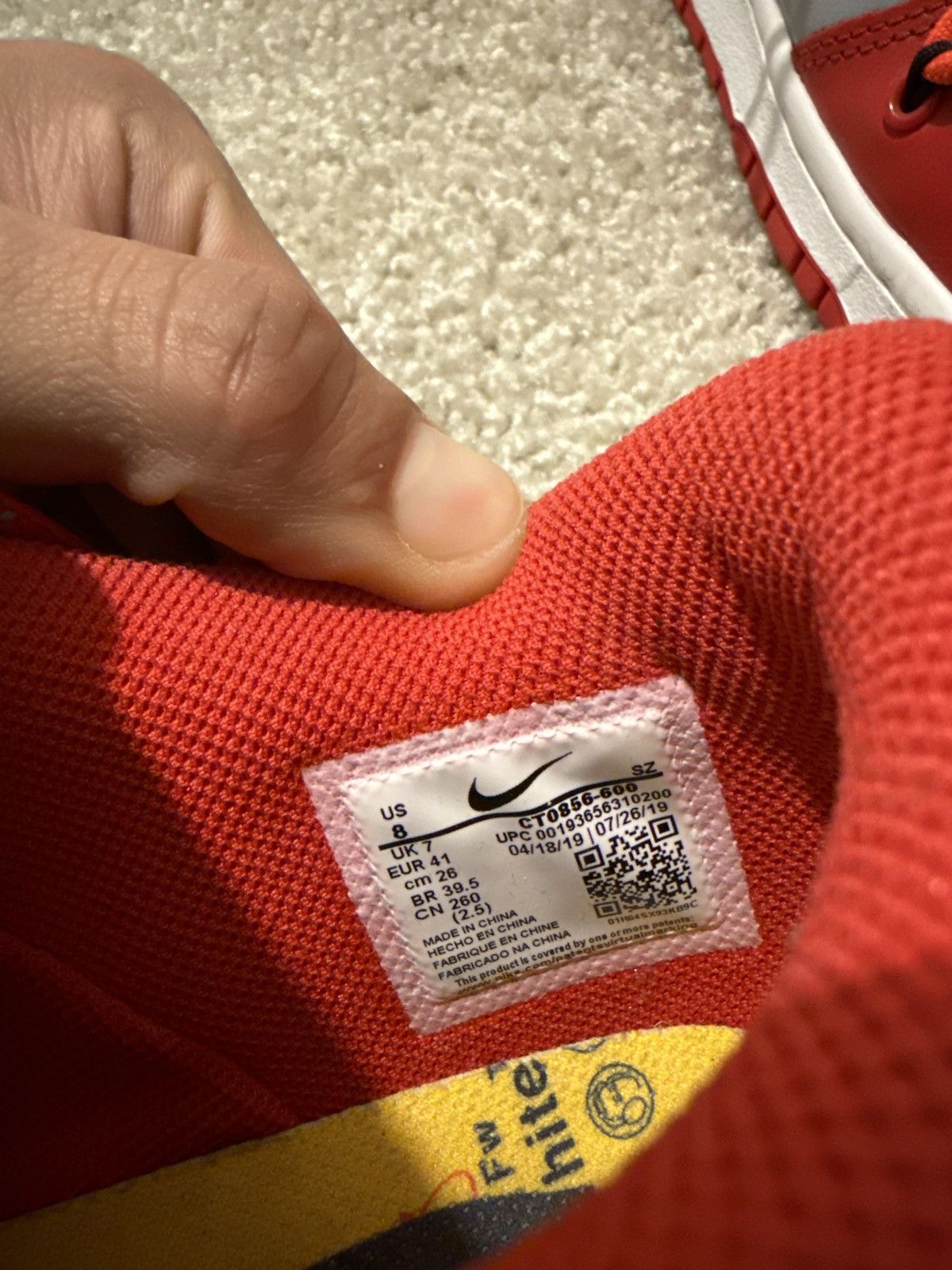 Nike × Off-White Off White Dunk Low Size US 8 / EU 41 - 6 Thumbnail