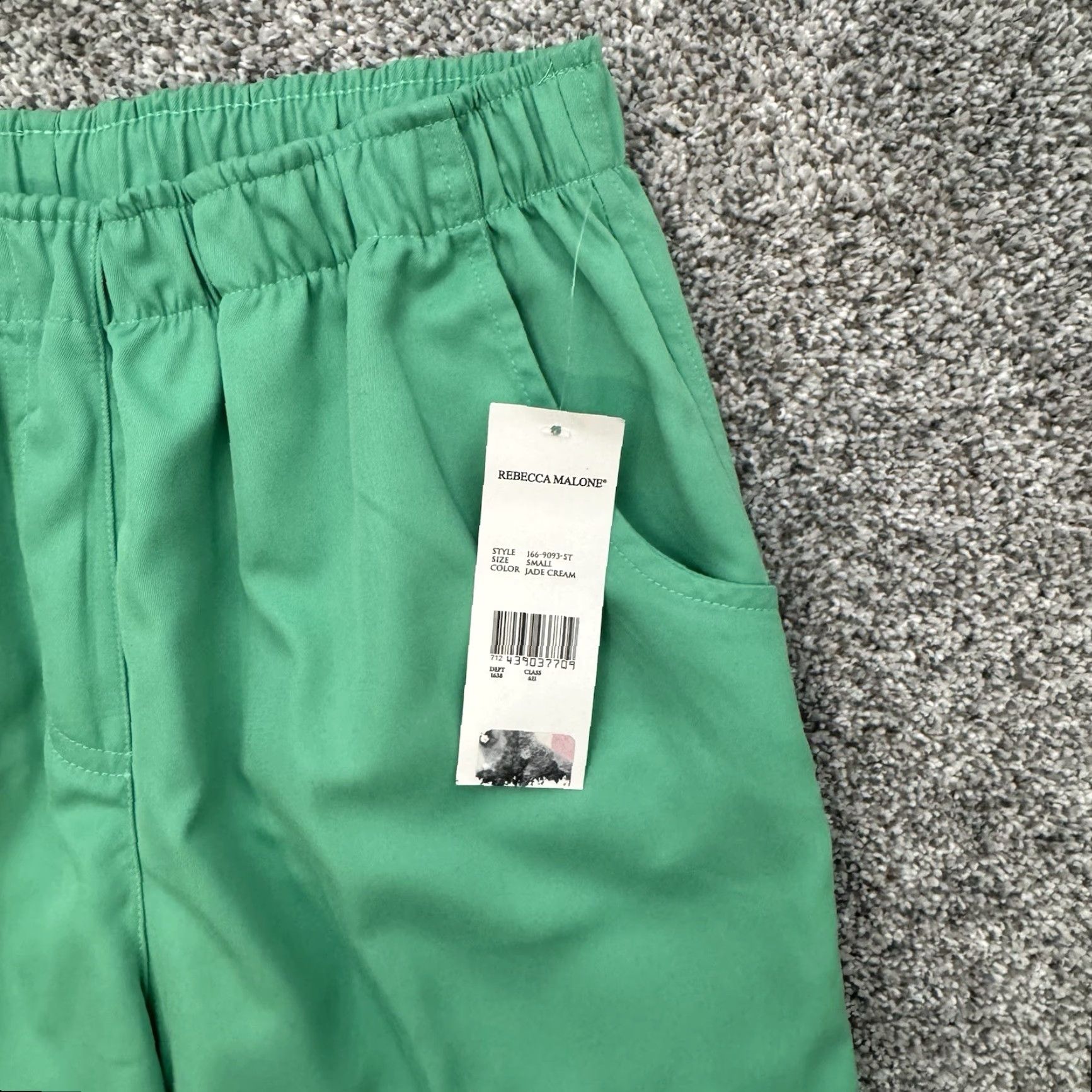 Vintage VINTAGE Rebecca Malone Capri Pants Sea Green Pockets Small Women Capris Beac h Comfy Grandmacore New Size 28" / US 6 / IT 42 - 2 Thumbnail