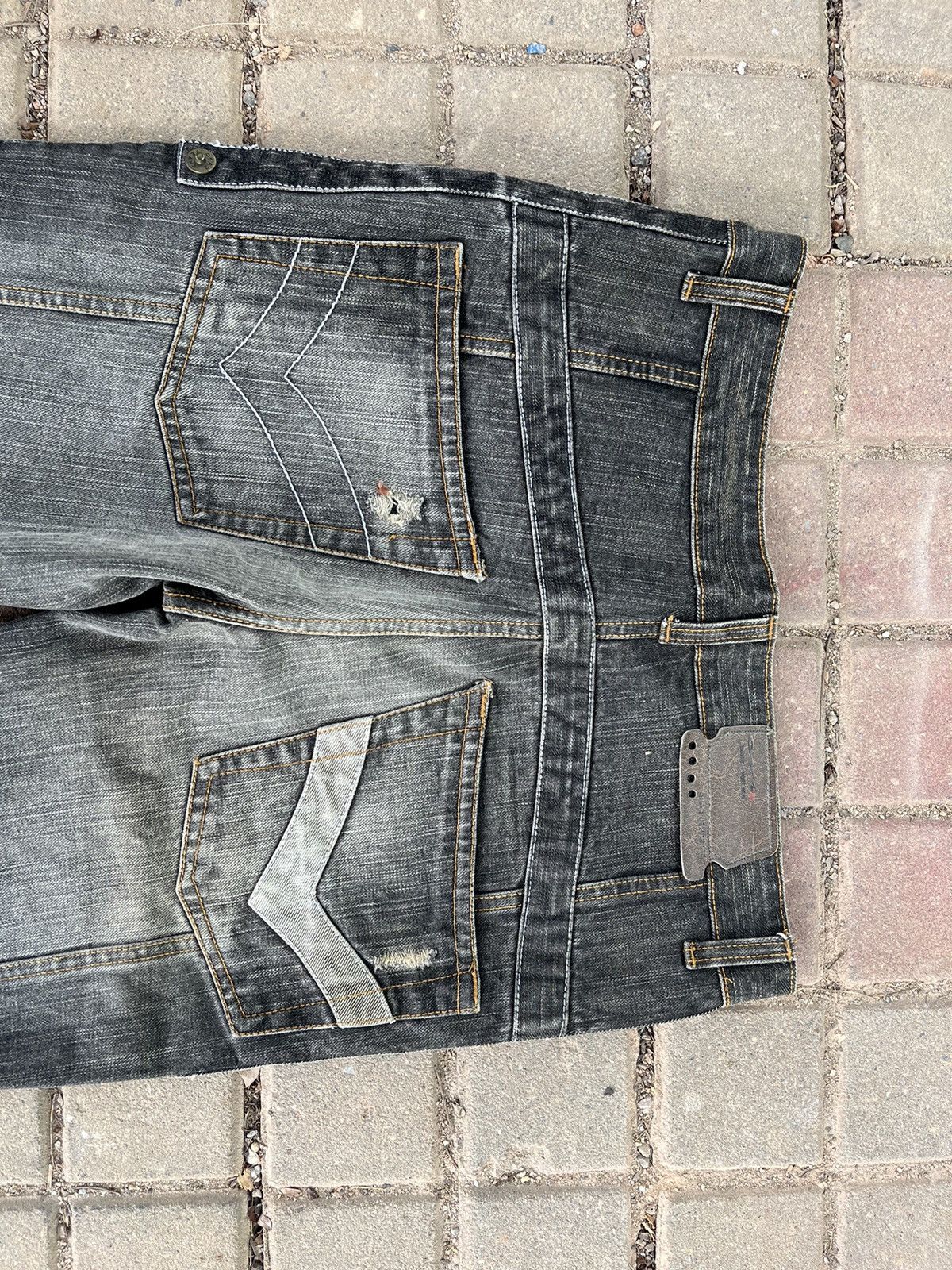 If Six Was Nine × Japanese Brand × Vintage Crazywash Okaz Denim Size US 32 / EU 48 - 17 Thumbnail