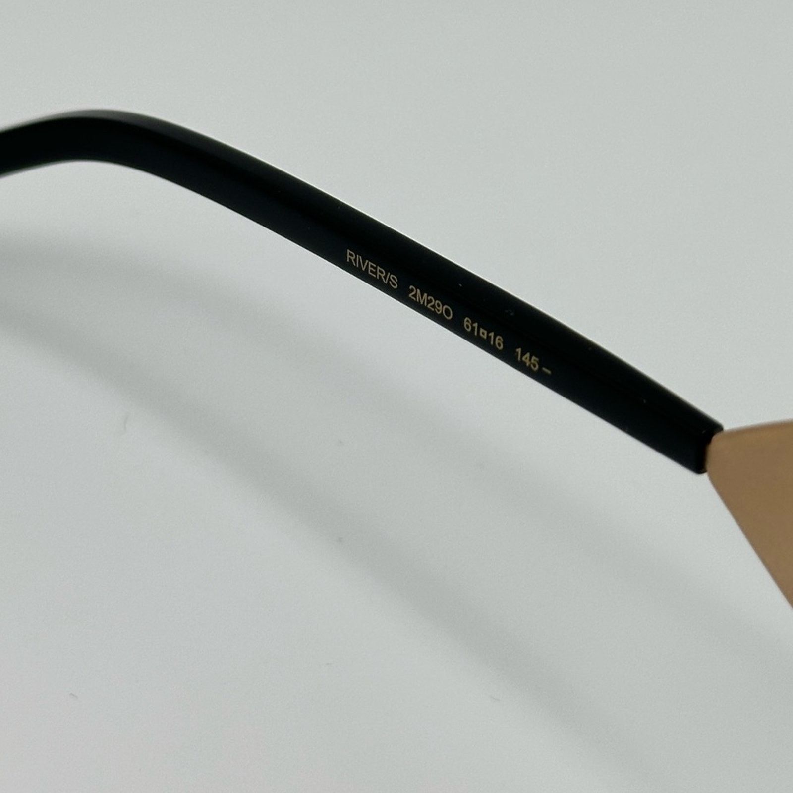 Jimmy Choo NEW JIMMY CHOO River/S 2M2 Black Oversized Women Sunglasses Size ONE SIZE - 9 Thumbnail