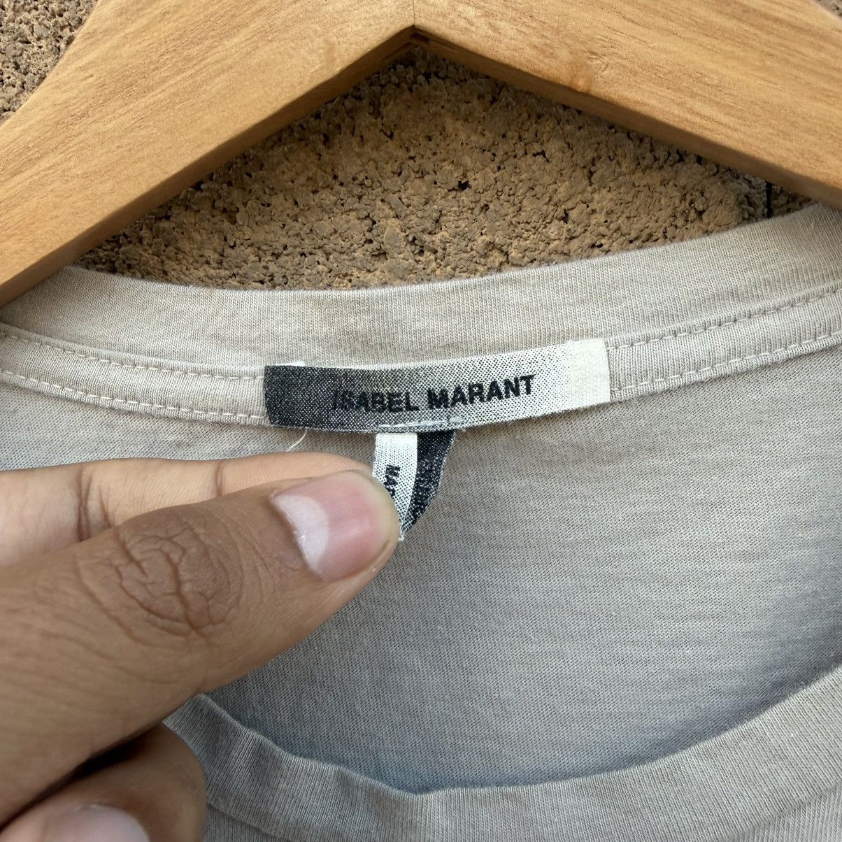 Isabel Marant Isabel Marant Zao Logo Print T-Shirt Gray/Black Size Large Size US L / EU 52-54 / 3 - 3 Thumbnail