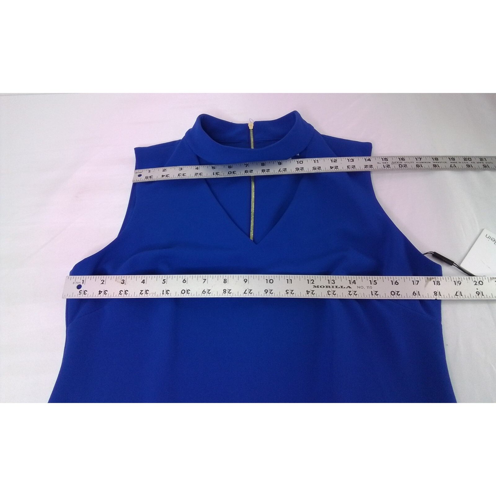 Calvin Klein Calvin Klein Dress Women's 12 Blue NWT #W2740 Size XL / US 12-14 / IT 48-50 - 7 Thumbnail