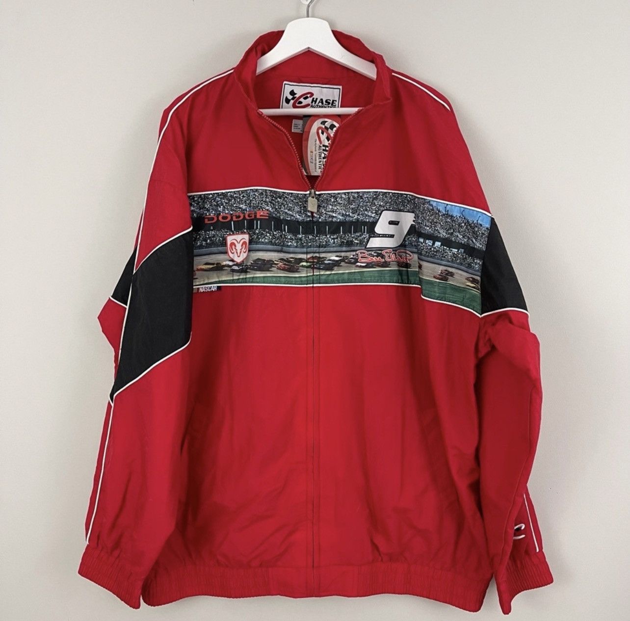 Chase Authentics × NASCAR × Vintage VTG Chase Authentics Bill Elliott NASCAR Motorsports Jacket Size US XXL / EU 58 / 5 - 1 Thumbnail