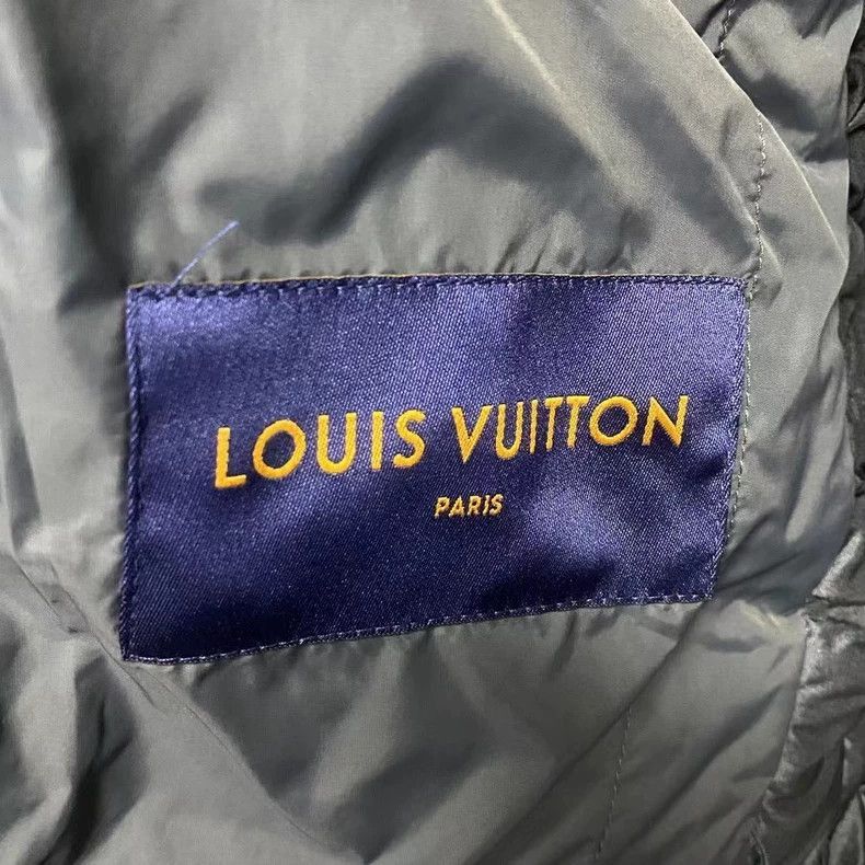 Louis Vuitton Louis Vuitton Black Gray Logo Puffer Jacket-2506 Size US XS / EU 42 / 0 - 3 Thumbnail
