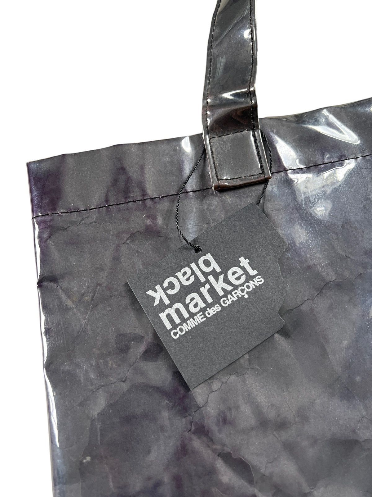 Comme des Garcons Comme des Garçons Black Market PVC Paper Tote Bag Size ONE SIZE - 2 Thumbnail
