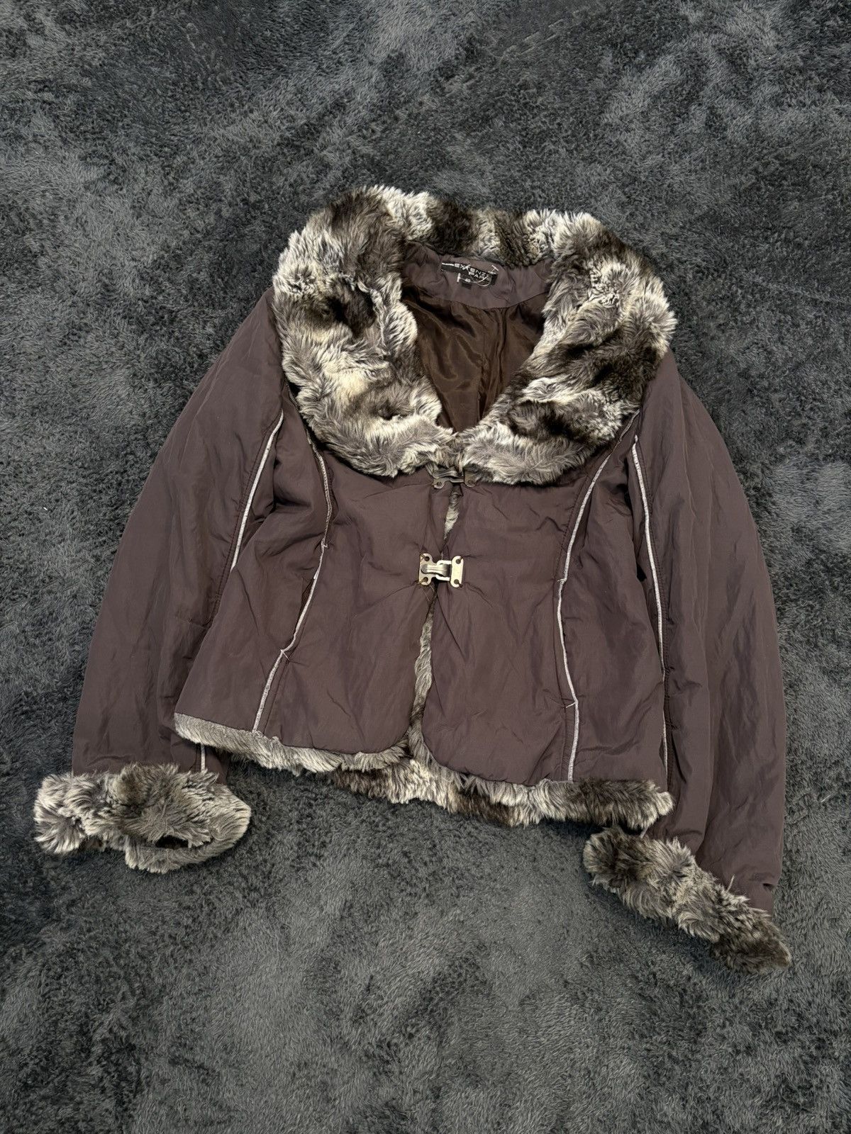 If Six Was Nine 00s If Six Was Nine LGB Style Faux Fur Jacket Size L / US 10 / IT 46 - 1 Thumbnail