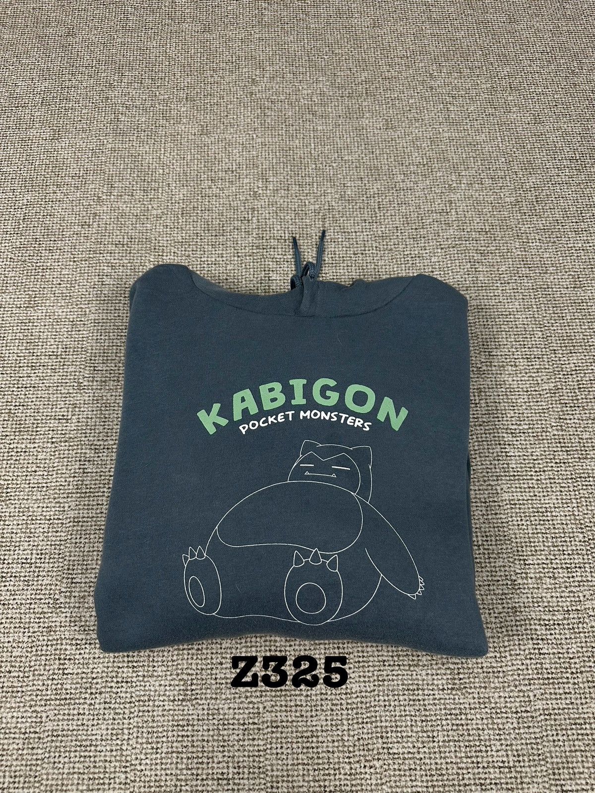 Pokemon Pokemon Kabigon Hoodie Pocket Monsters Anime Manga Z325 Size US L / EU 52-54 / 3 - 12 Thumbnail