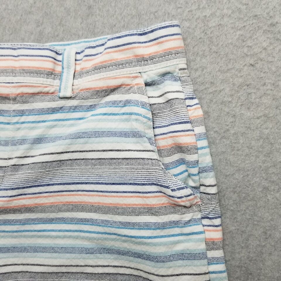 Gap Gap Shorts Womens 0 Striped Chino Casual Lightweight Size 25" / US 0 / IT 36 - 3 Thumbnail