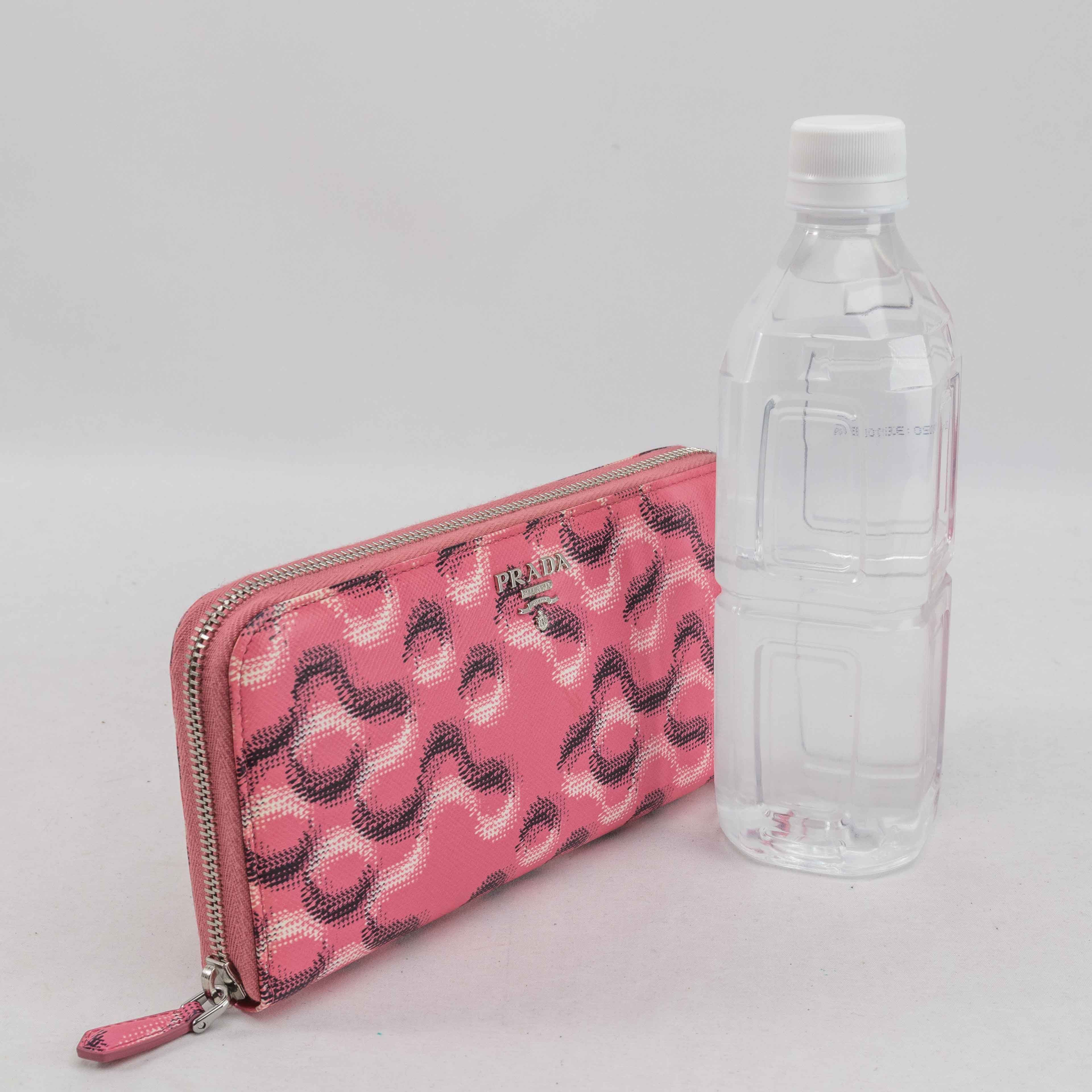 Prada PRADA Zip Around Long Saffiano Leather Wallet Size ONE SIZE - 19 Thumbnail