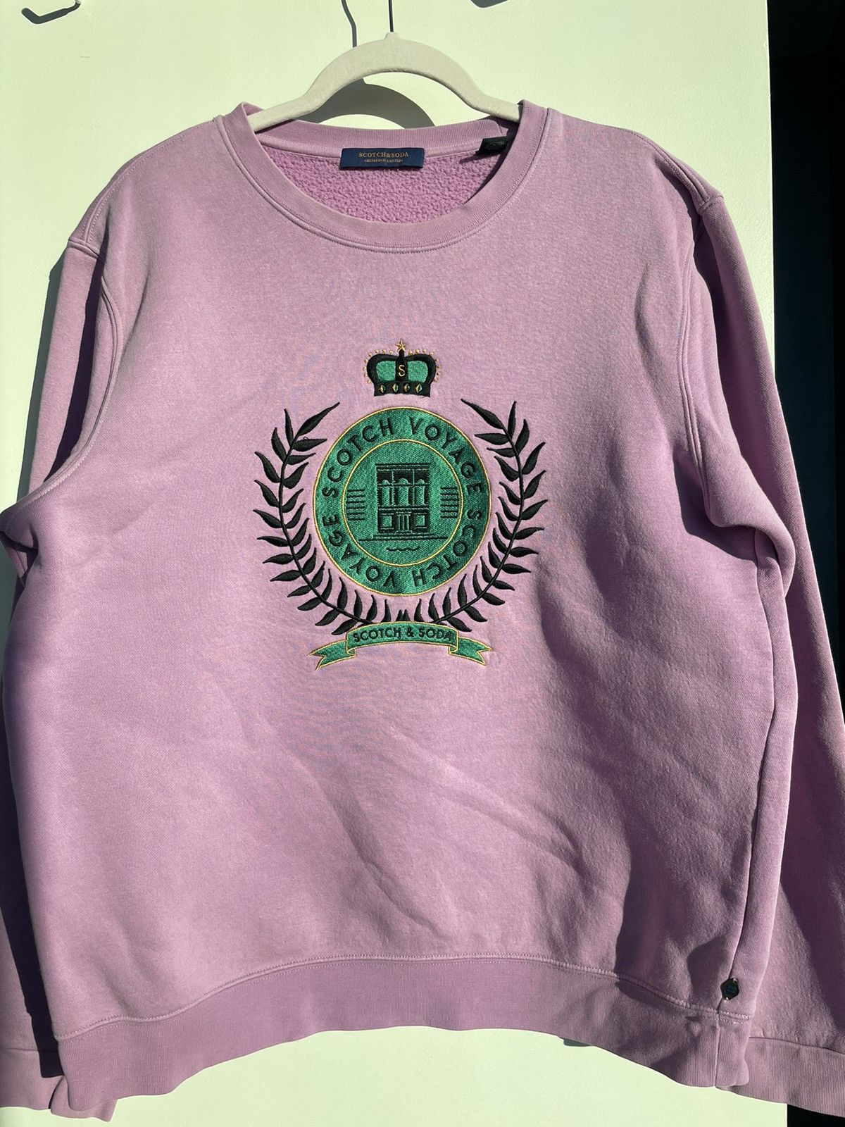 Scotch & Soda Scotch & Soda ‘Scotch Voyage’ Purple Sweater Size US XL / EU 56 / 4 - 1 Thumbnail